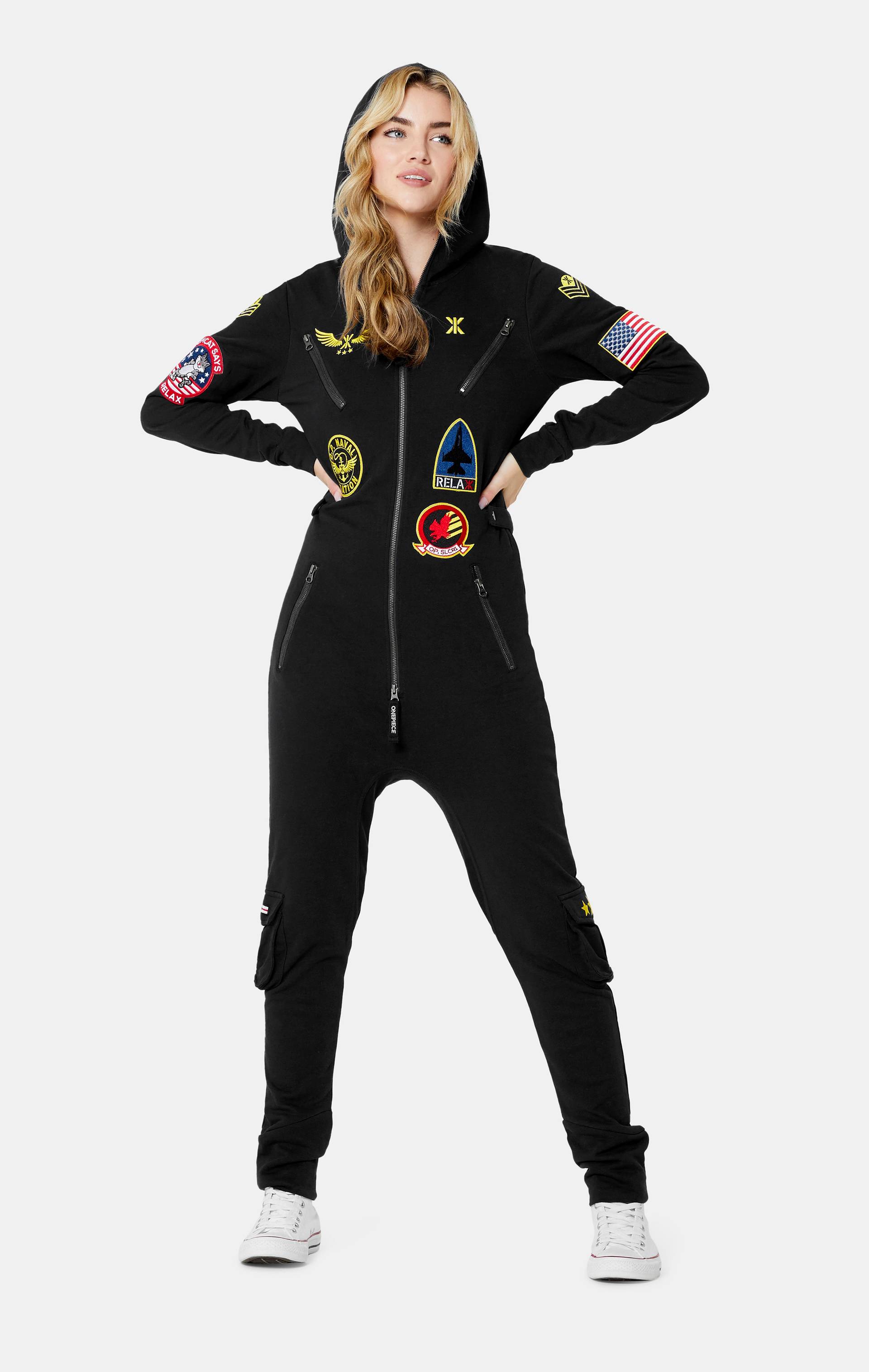 Onepiece Aviator Onesie Black - 13