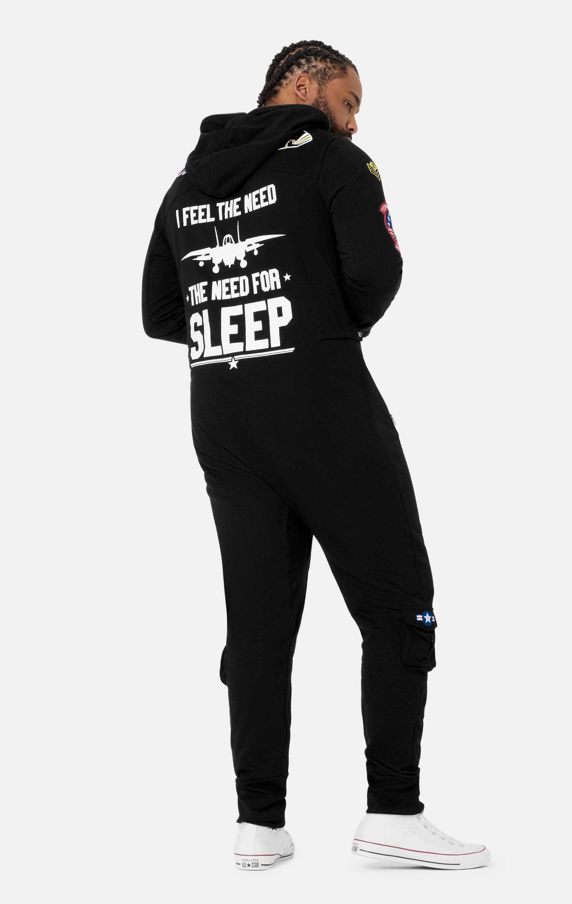 Onepiece Aviator Onesie Black - 8