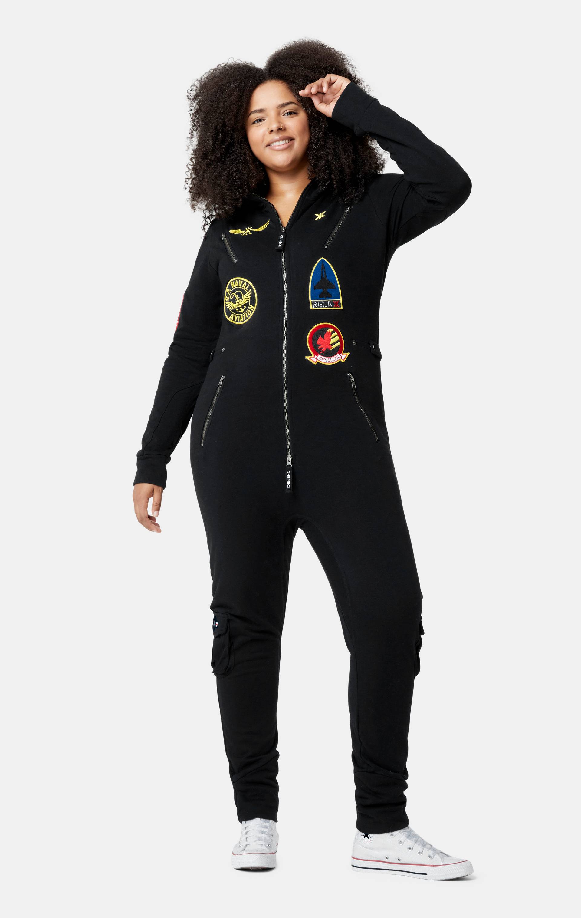 Onepiece Aviator Onesie Black - 14