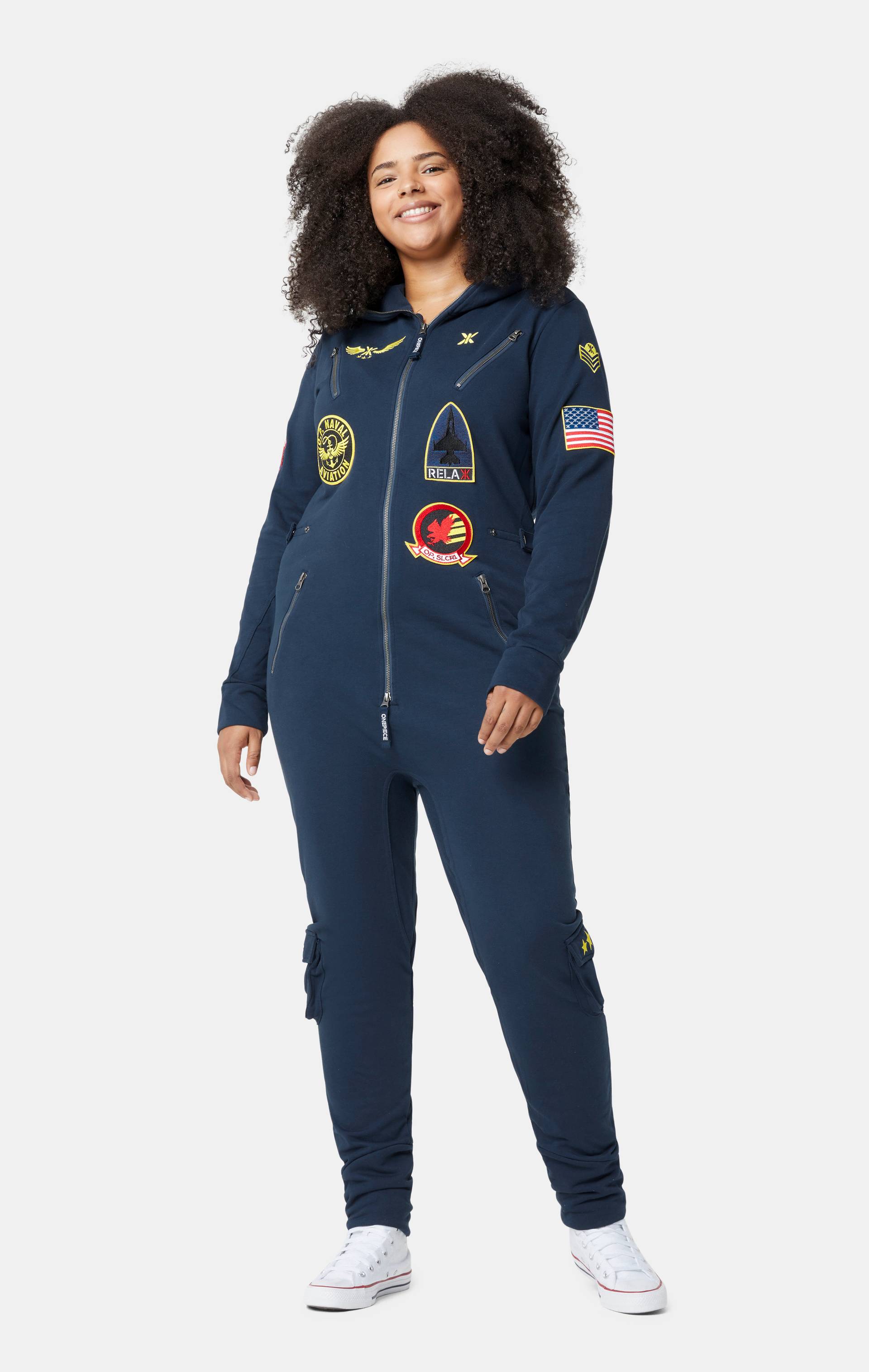 Onepiece Aviator Onesie Midnight Blue - 19