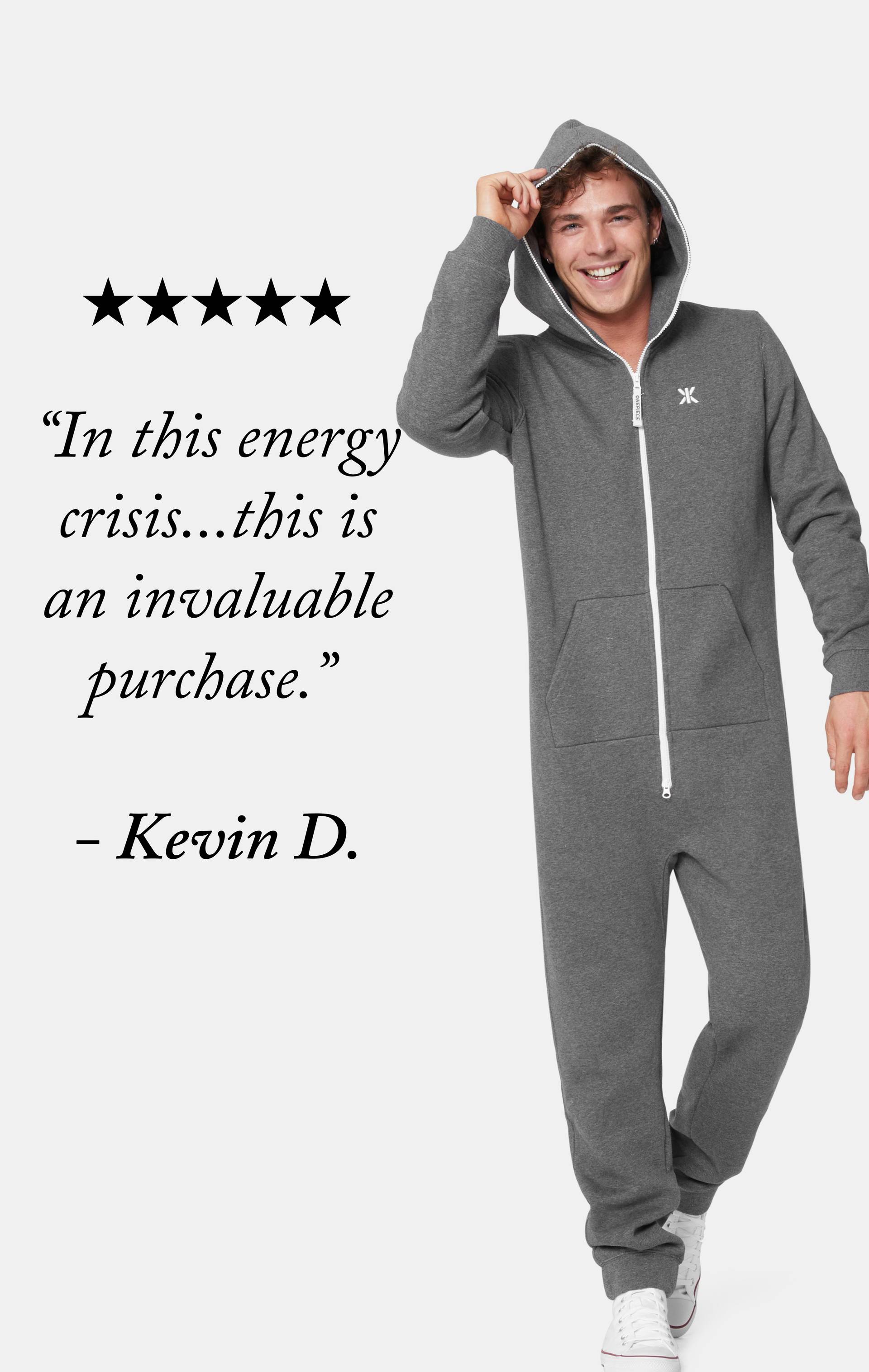 Onepiece Original Onesie 2.0 Dark Grey Melange - 4