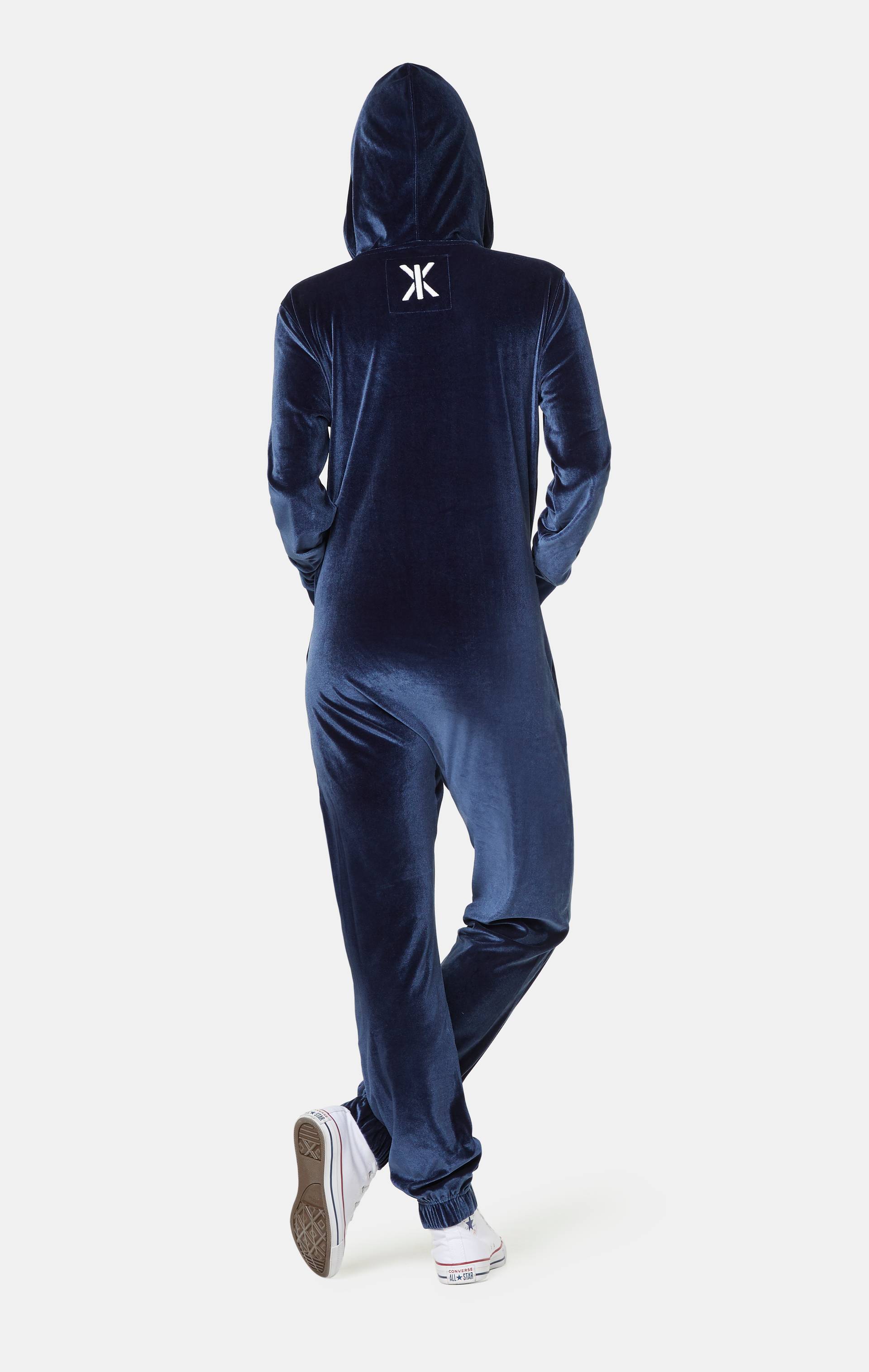 Onepiece Original Velour Jumpsuit Navy - 8