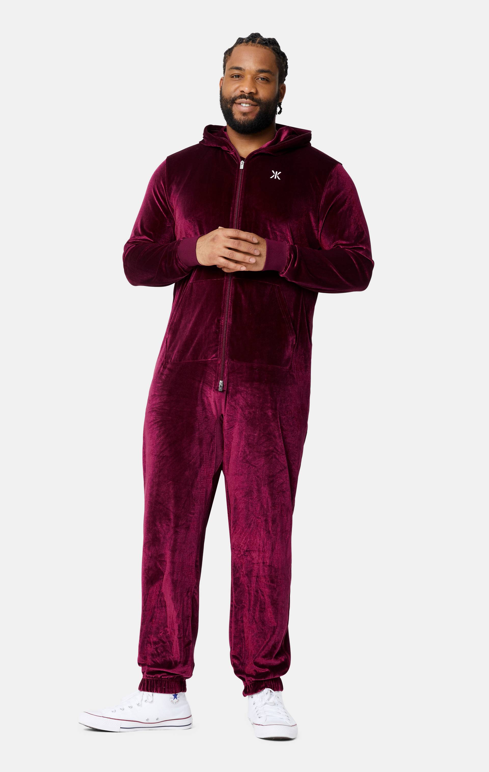 Onepiece Original Velour Jumpsuit Red - 5