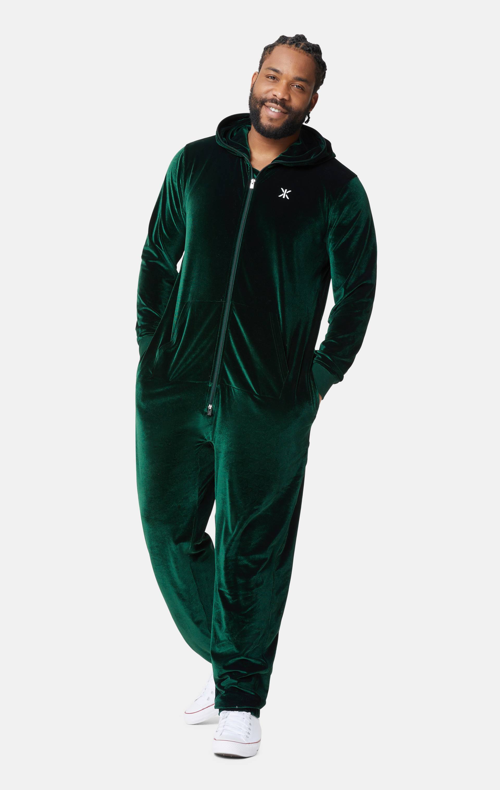 Onepiece Original Velour Jumpsuit Green - 5