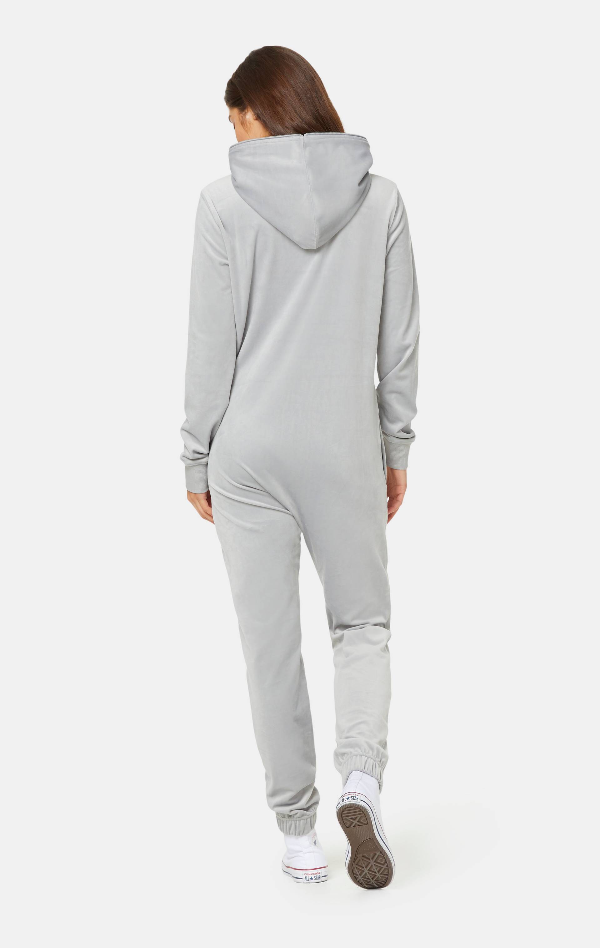 Onepiece Original Velvet Jumpsuit Light Grey - 6