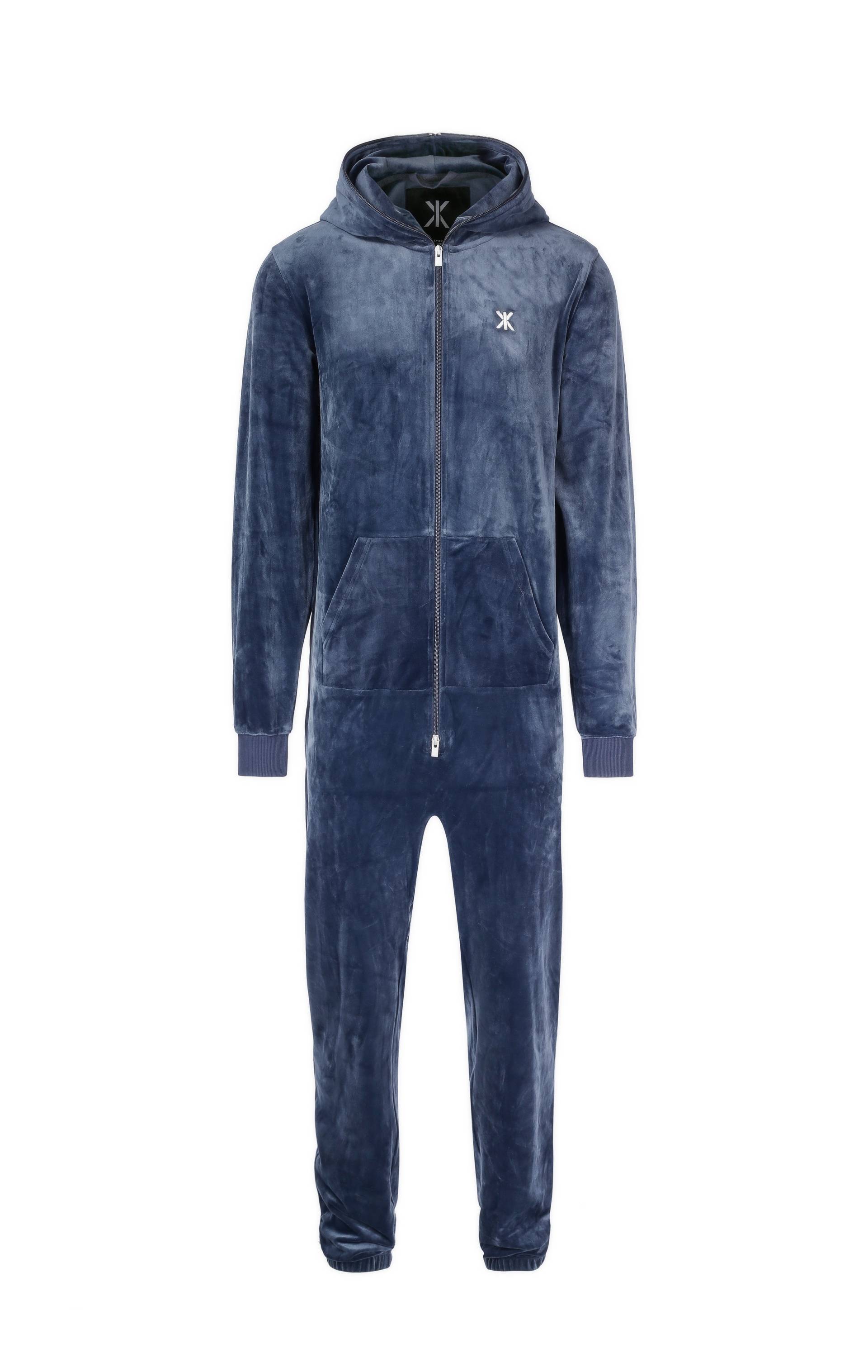 Onepiece Original Velvet Jumpsuit Navy - 1