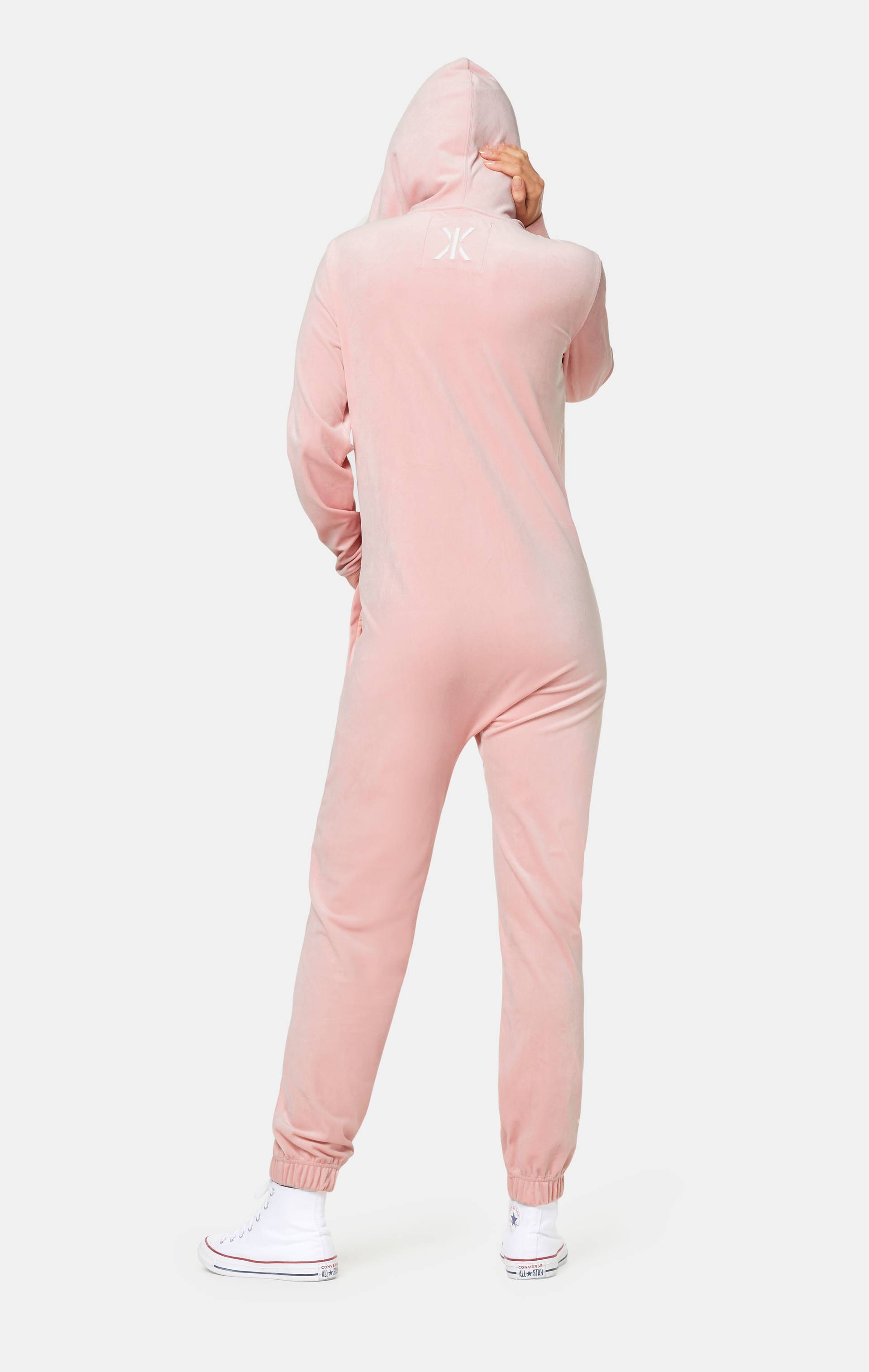 Onepiece Original Velvet Jumpsuit Soft Pink - 8