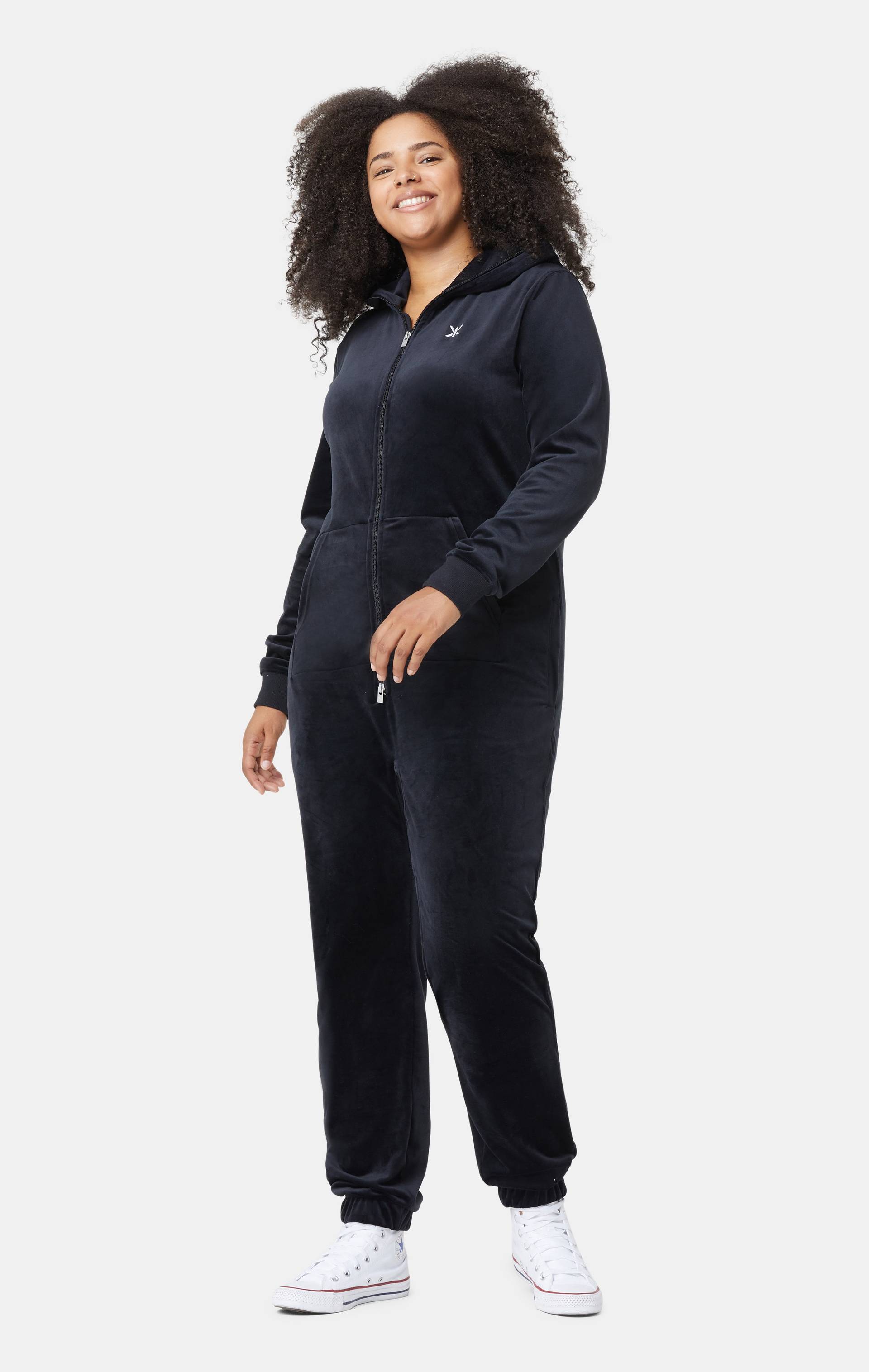 Onepiece Original Velvet Jumpsuit Black - 15
