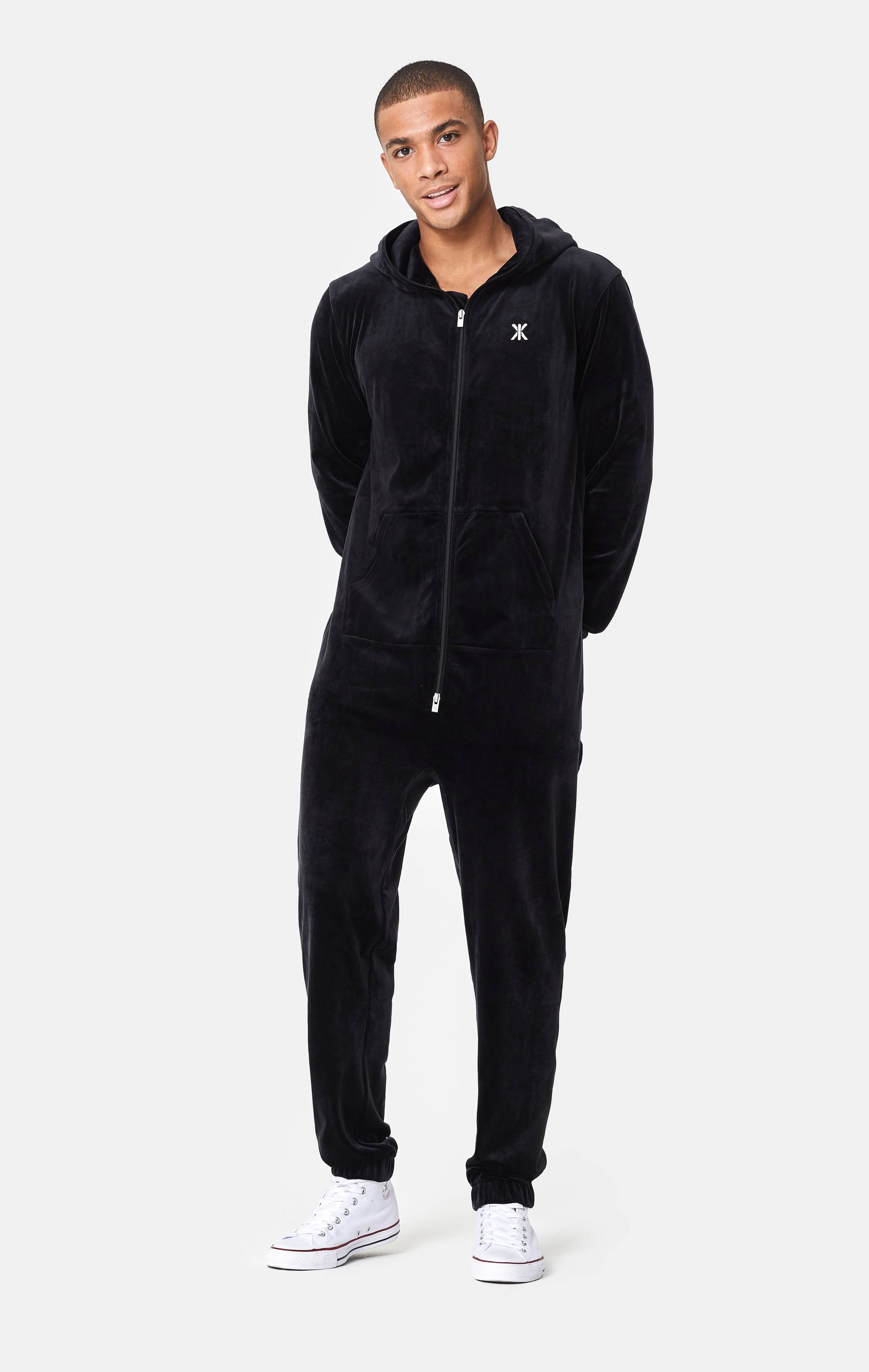 Onepiece Original Velvet Jumpsuit Black - 2