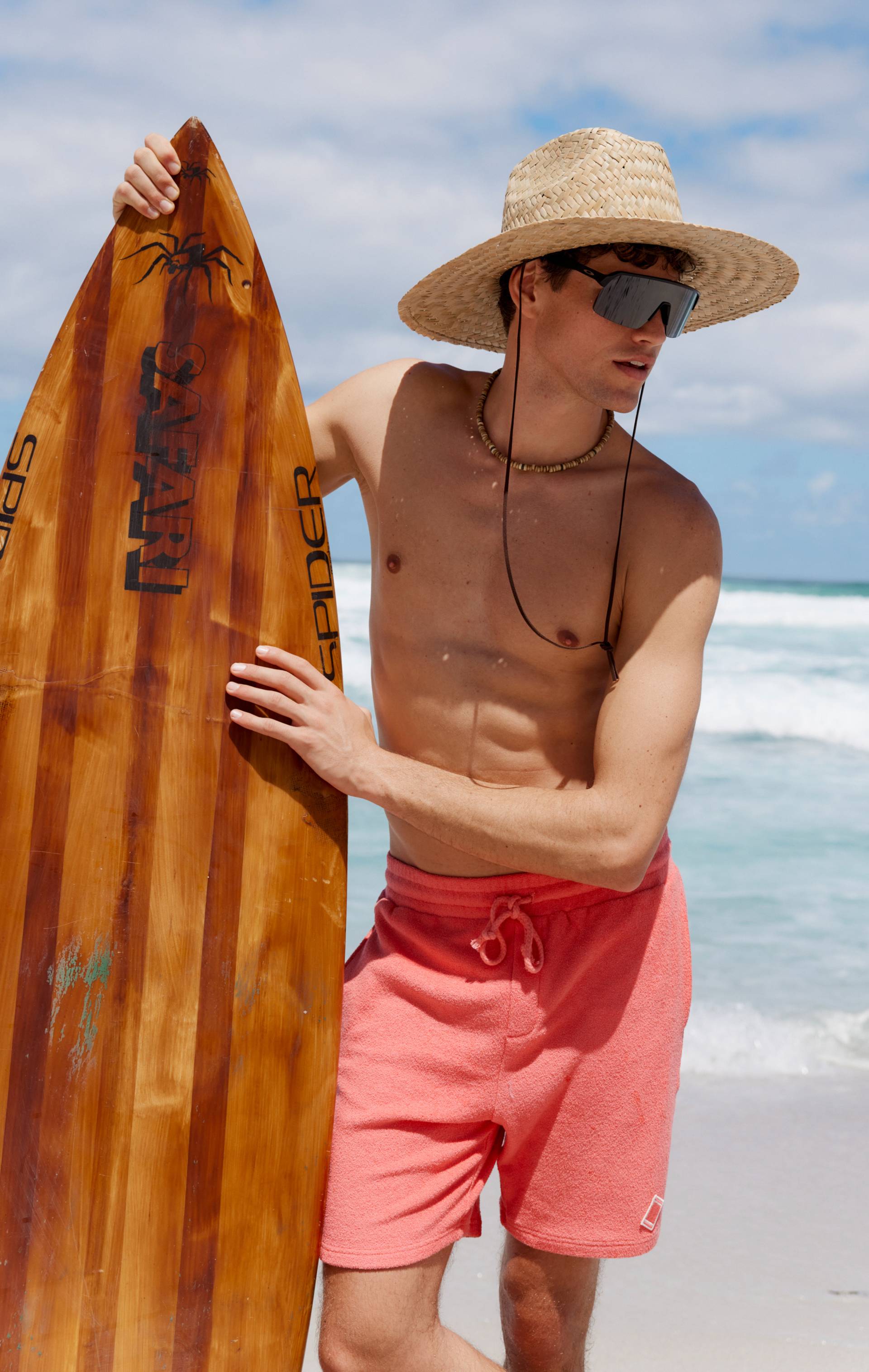 Towel Club Towel Club Shorts Coral - 5