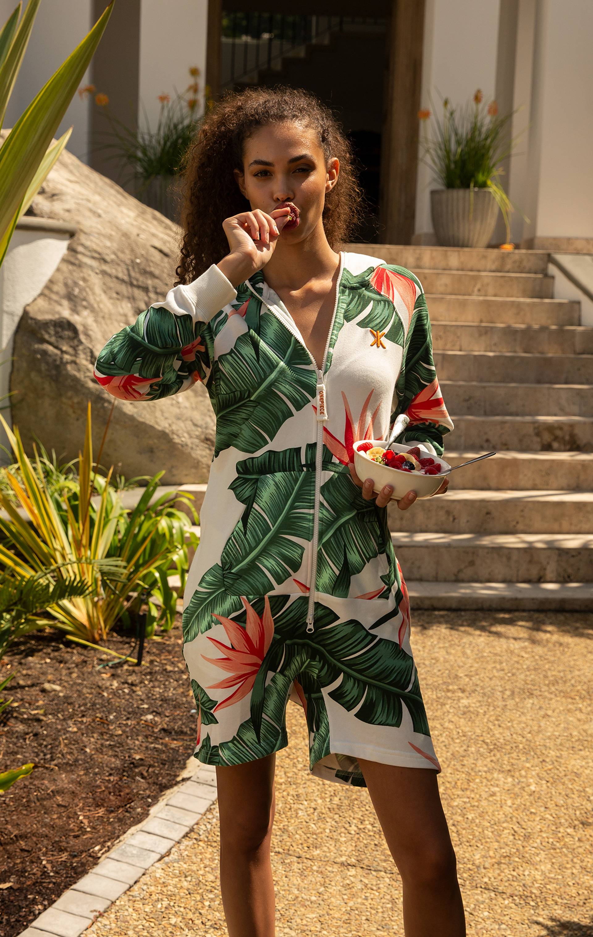 Onepiece Beverly Hills Short Jumpsuit Off White - 9
