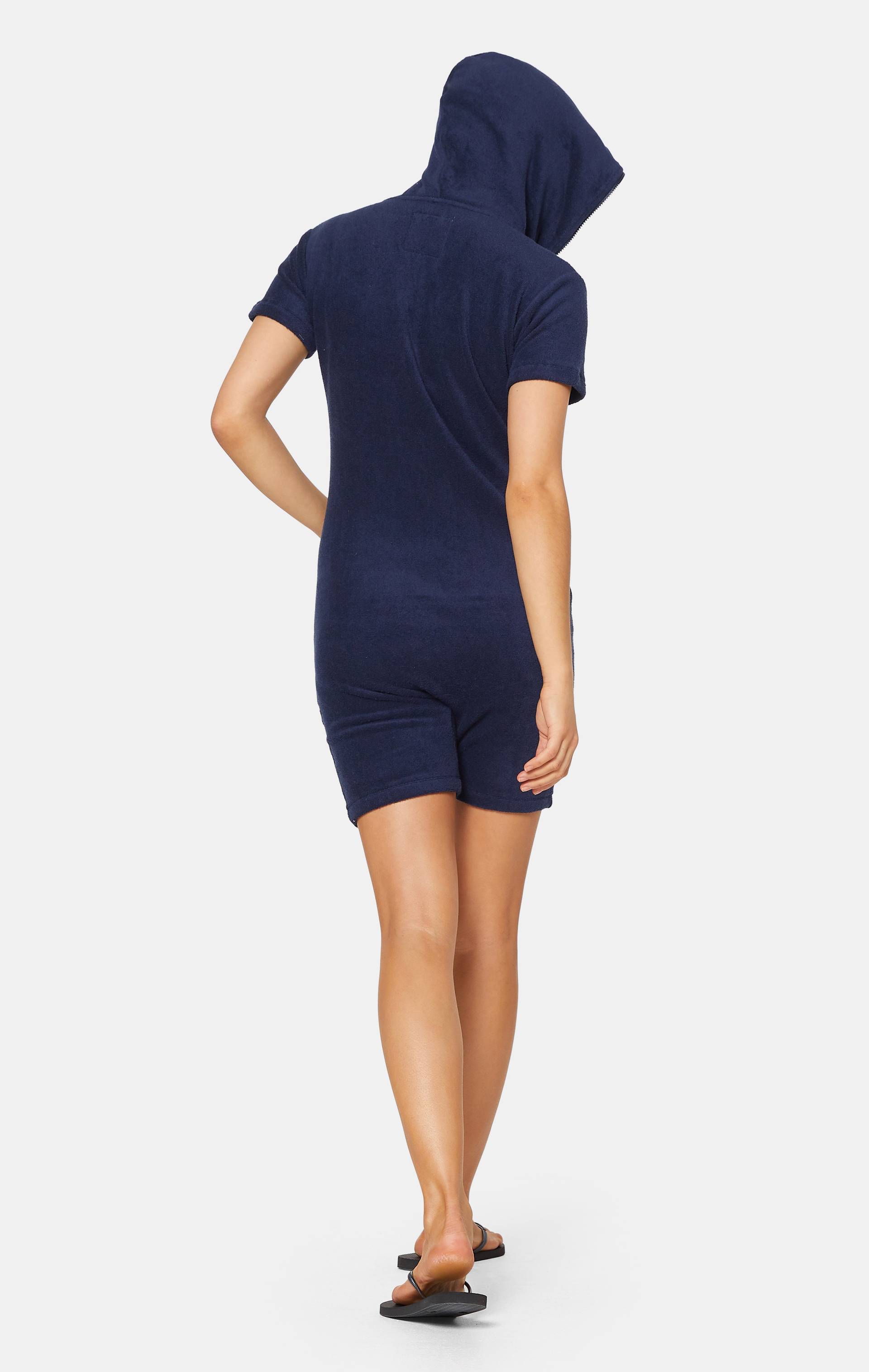 Onepiece Towel Club Fitted Short Jumpsuit Navy - 7