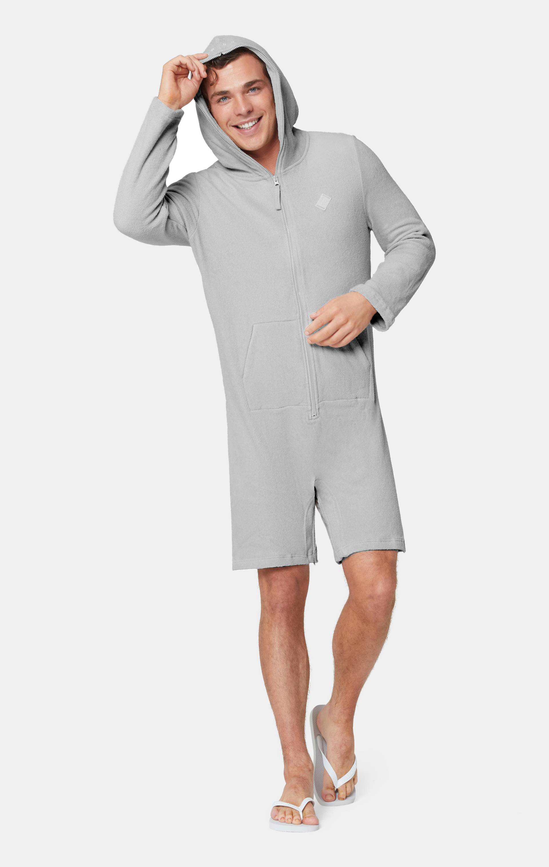 Onepiece Towel Club X Onepiece Towel Jumpsuit Light Grey - 4