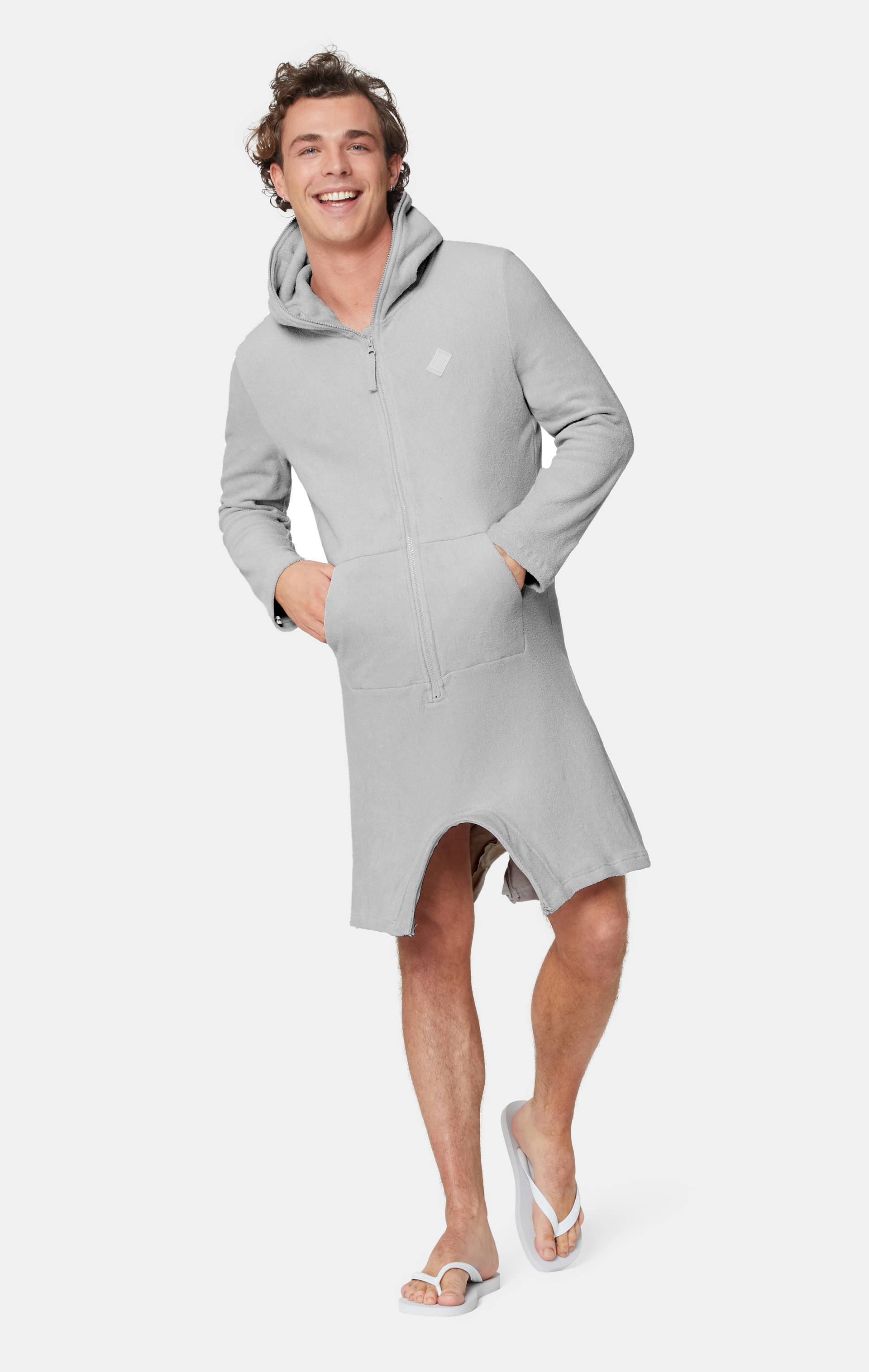 Onepiece Towel Club X Onepiece Towel Jumpsuit Light Grey - 2