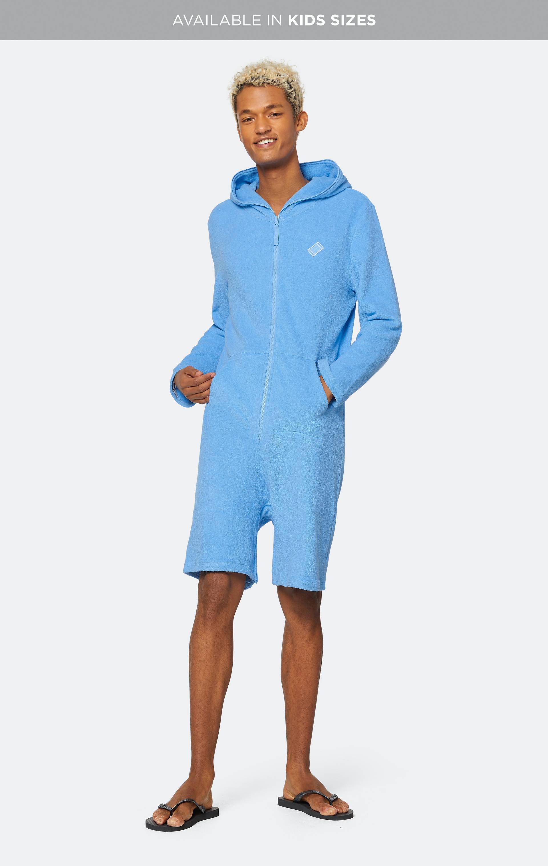 Onepiece Towel Club X Onepiece Towel Jumpsuit Mid Blue - 6