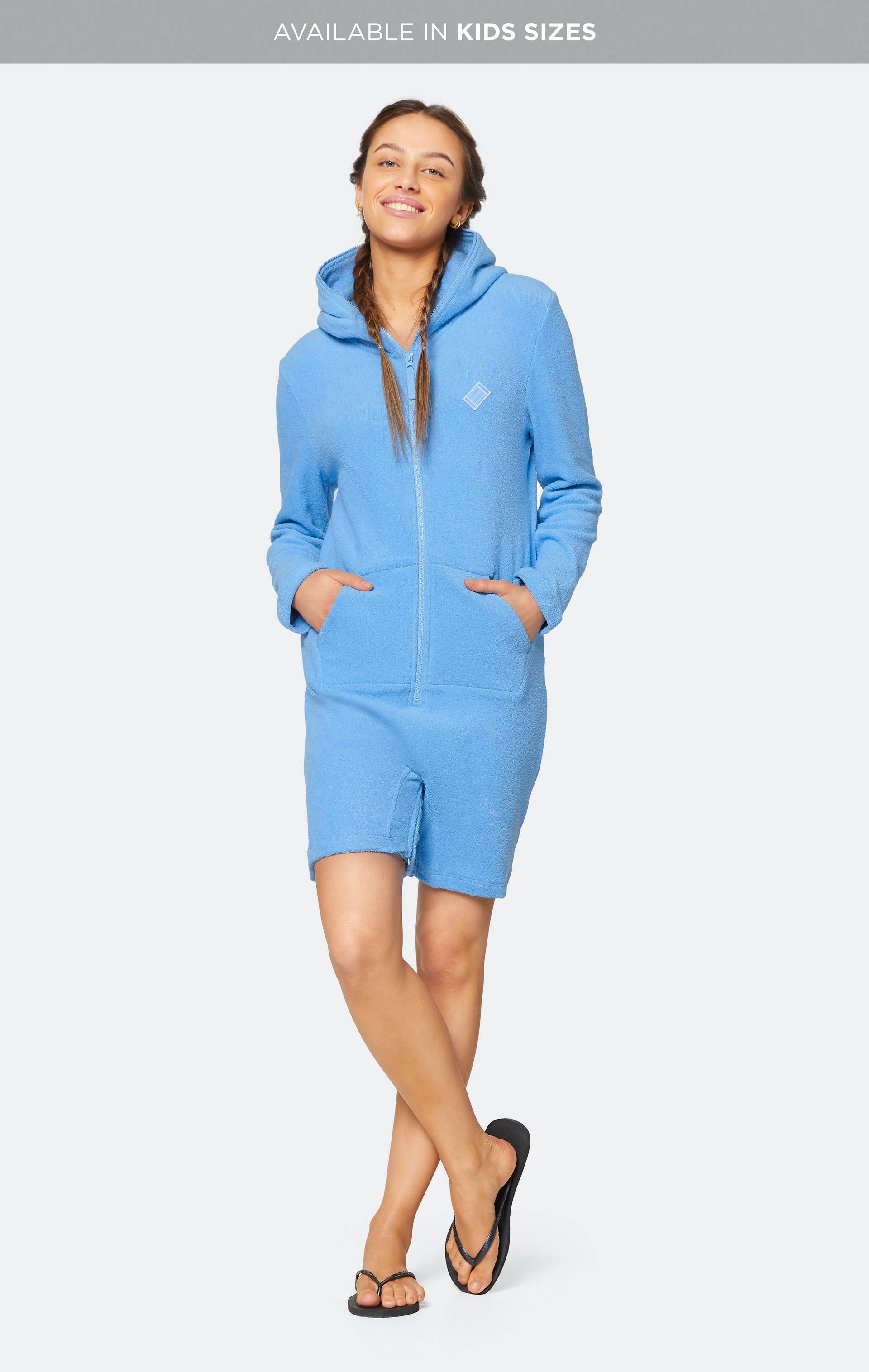 Onepiece Towel Club X Onepiece Towel Jumpsuit Mid Blue - 10