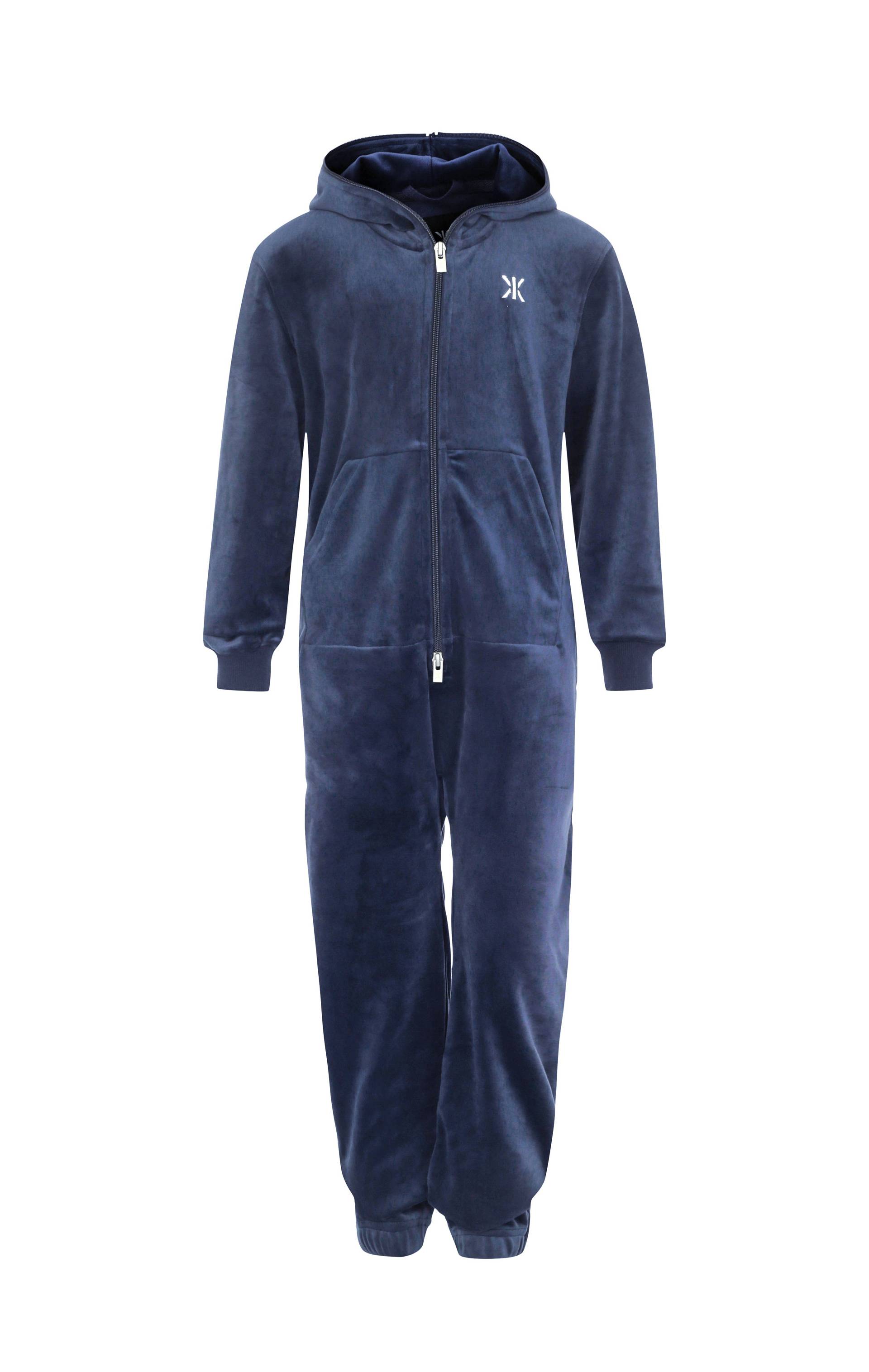Onepiece Original Velvet Kids Jumpsuit Navy - 6