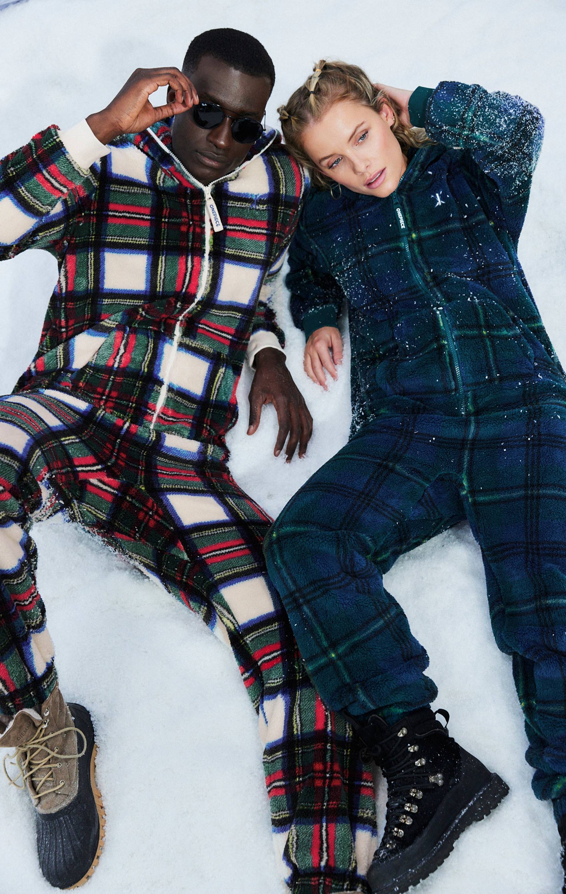 Onepiece The Puppy Jumpsuit Checkered Green - 13