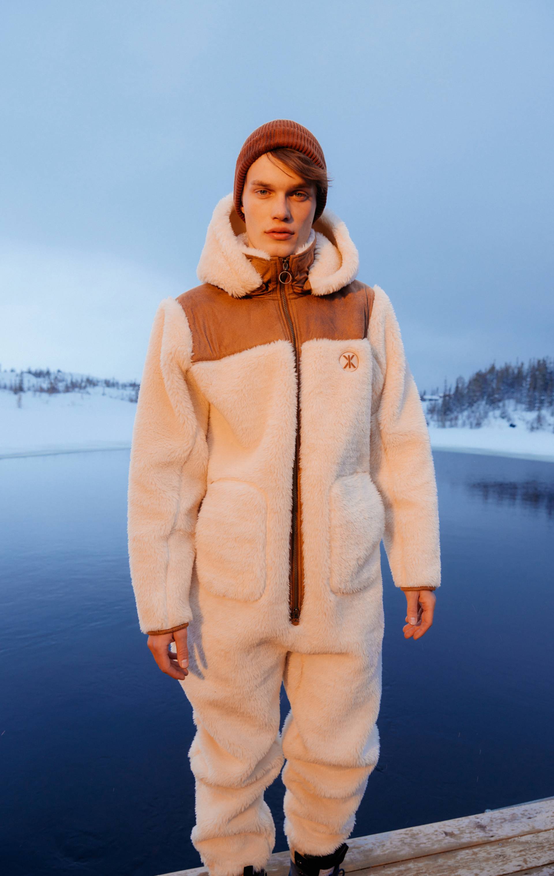 Onepiece The New Vegan Shearling Jumpsuit Off White - 8