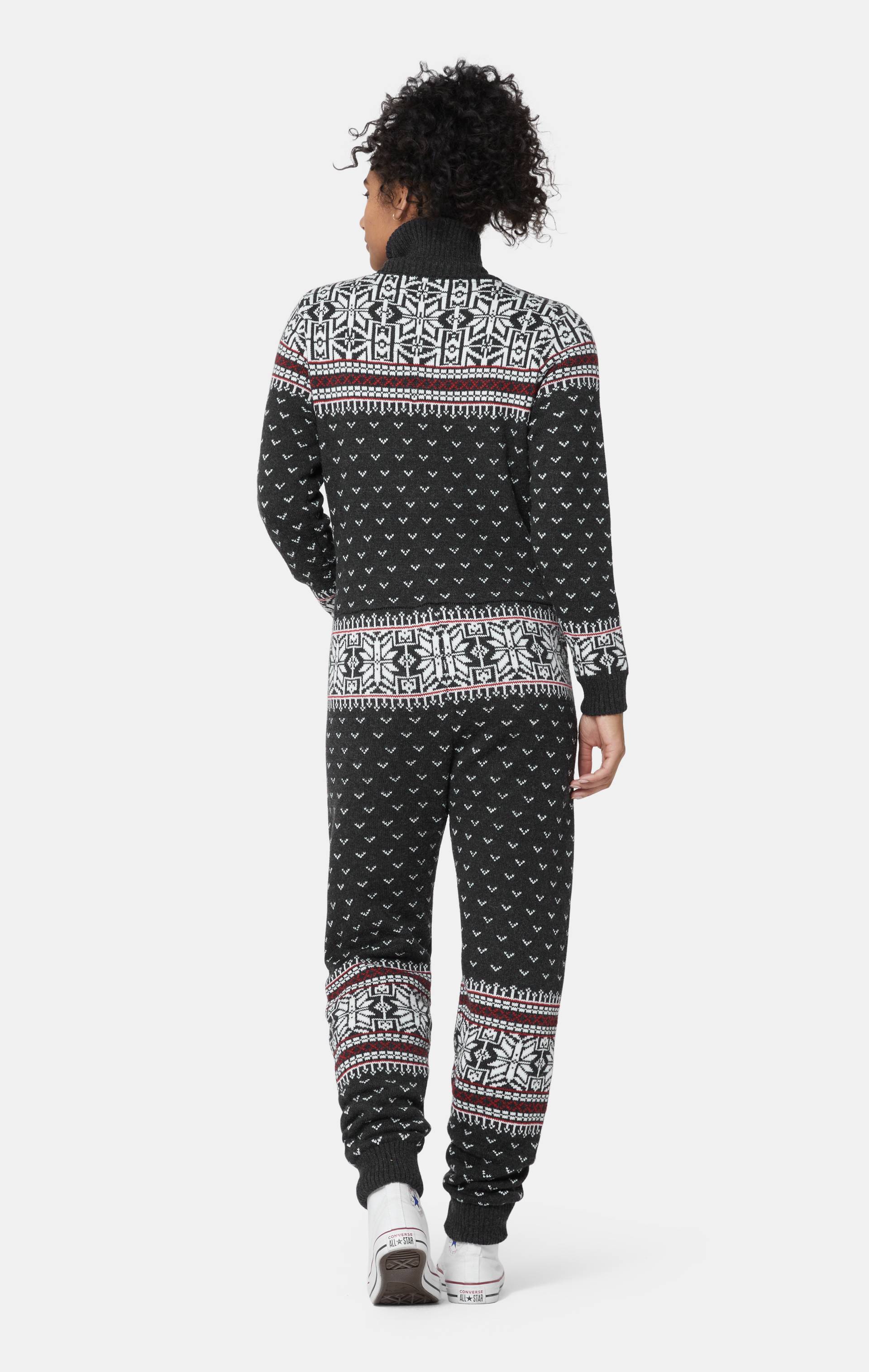 Onepiece Kofte Jumpsuit Dark Grey - 14