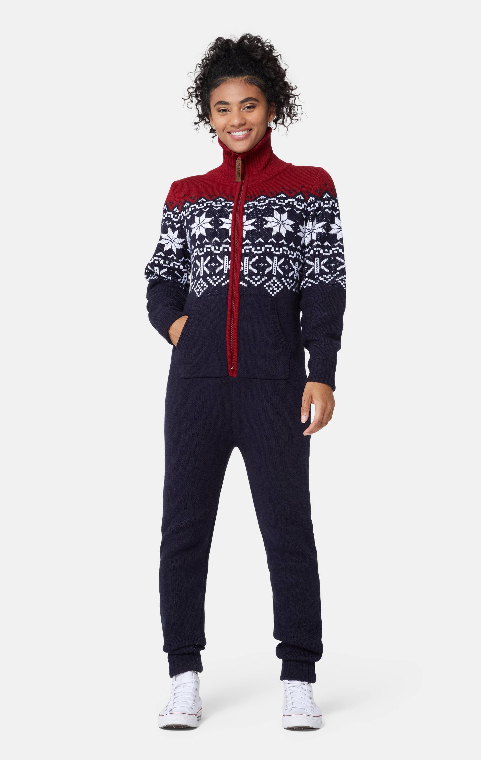 Onepiece Norwegian Heritage High Neck Jumpsuit Navy - 9