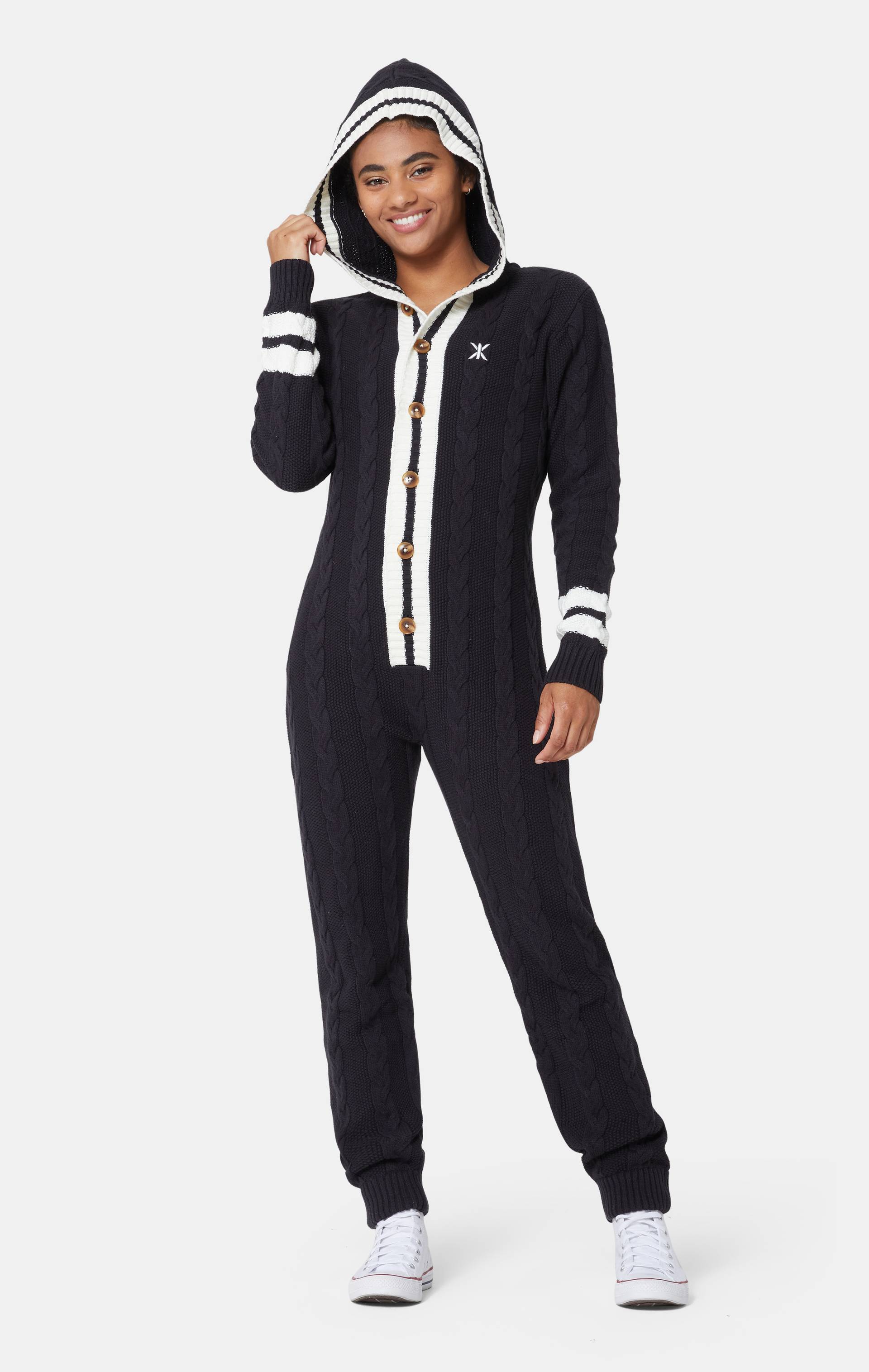 Onepiece Varsity Jumpsuit Navy - 11