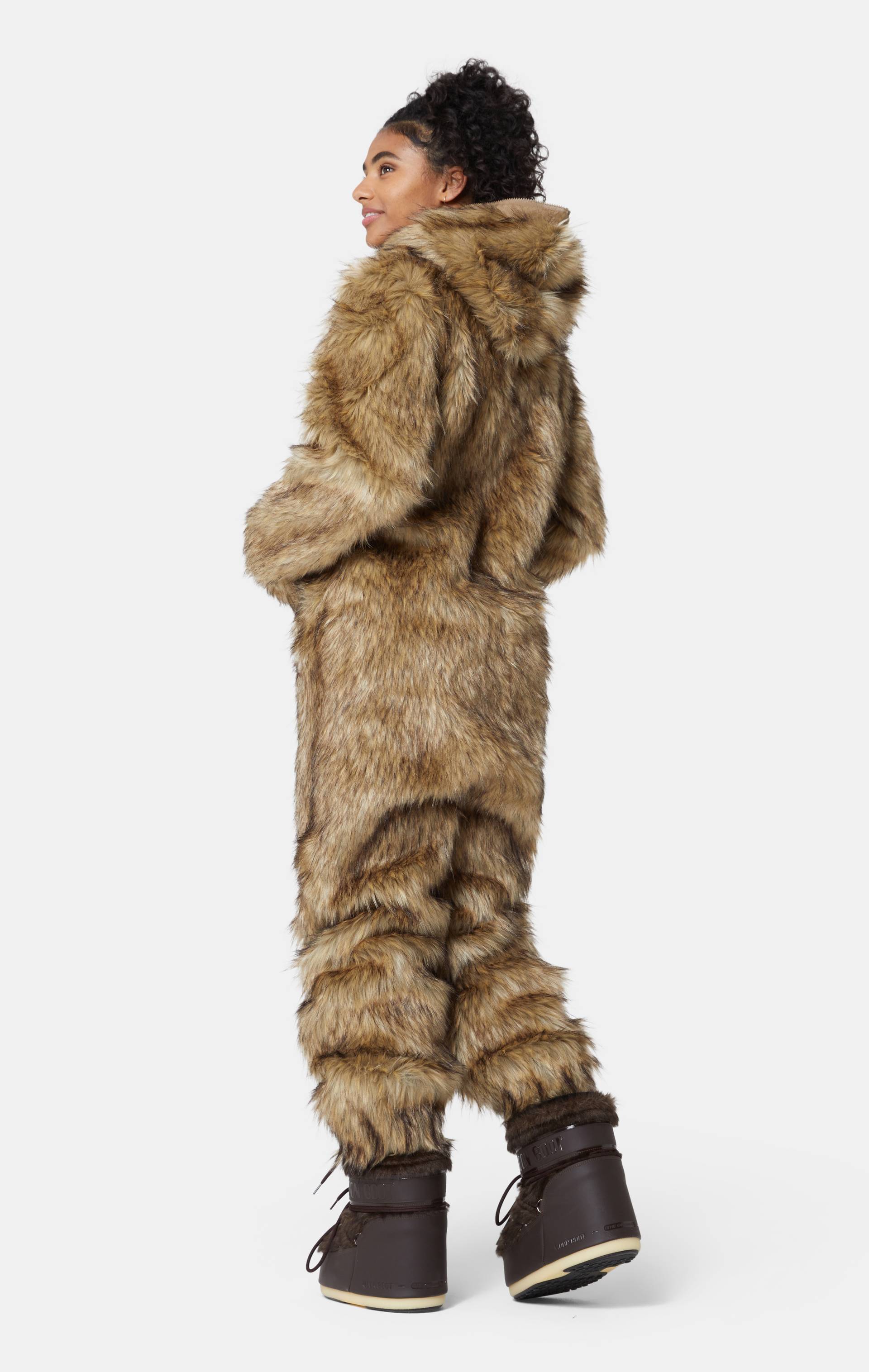Onepiece Good Hair Day Jumpsuit Brown - 13