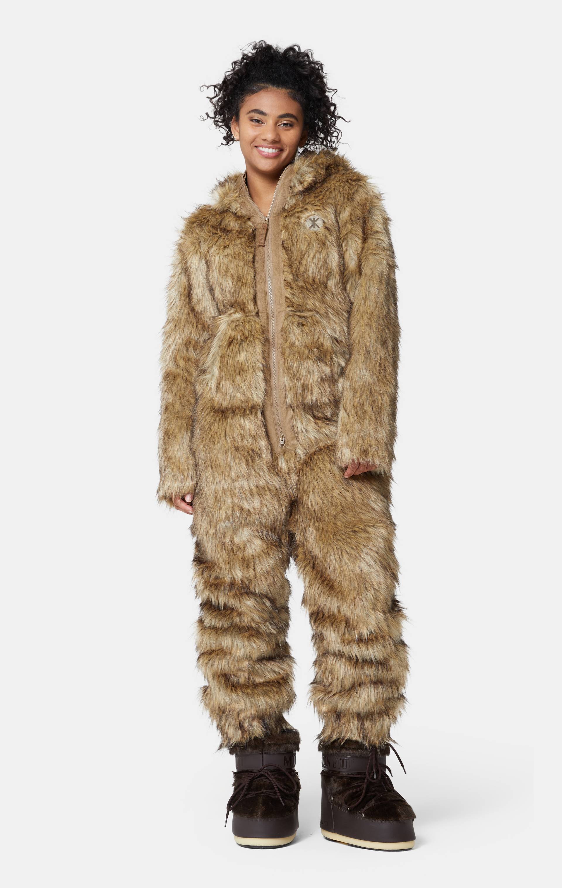 Onepiece Good Hair Day Jumpsuit Brown - 12