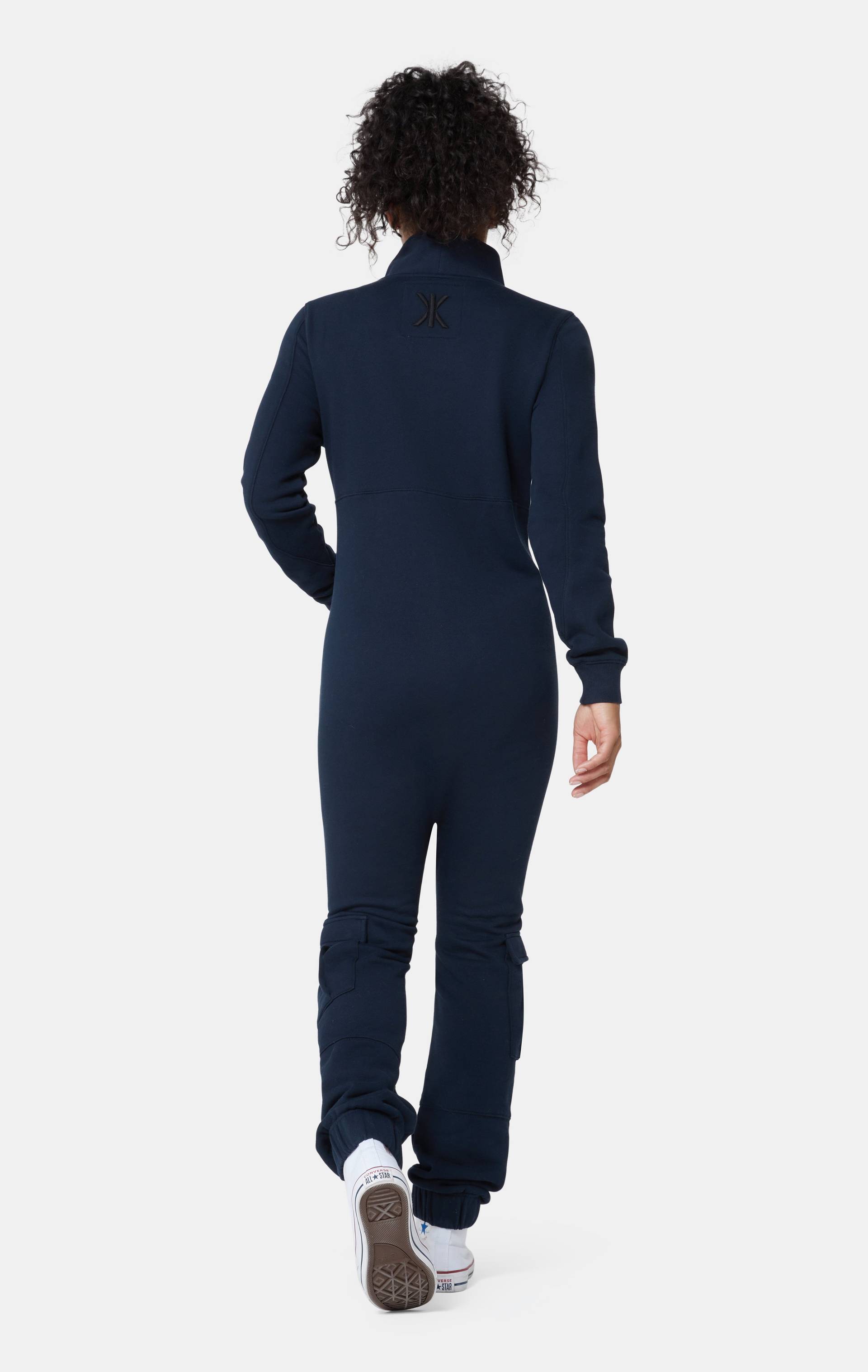 Onepiece Original Onesie Tall Neck Jumpsuit Navy - 10