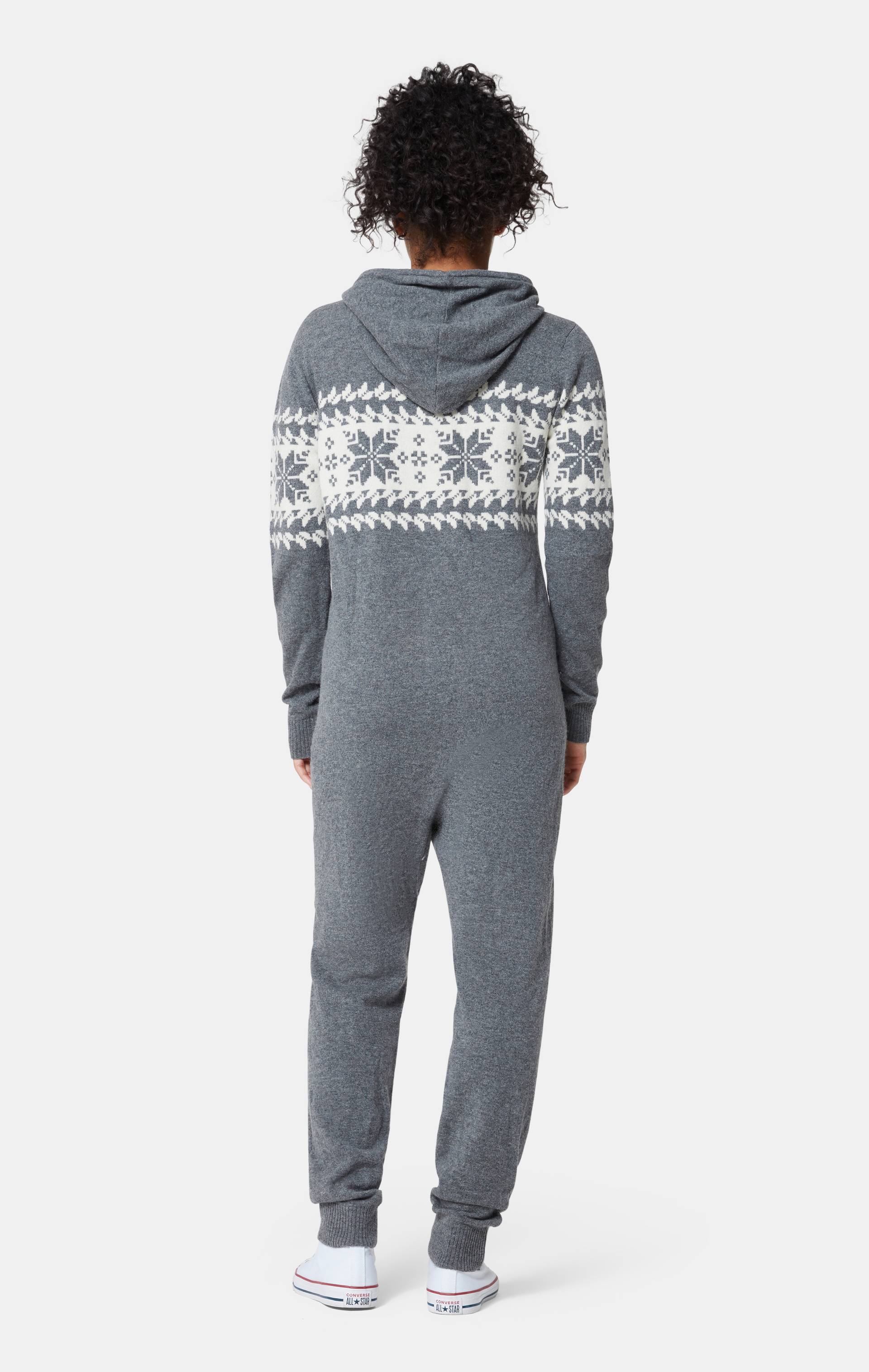 Onepiece The Cashmere Jumpsuit Dark Grey Melange - 10