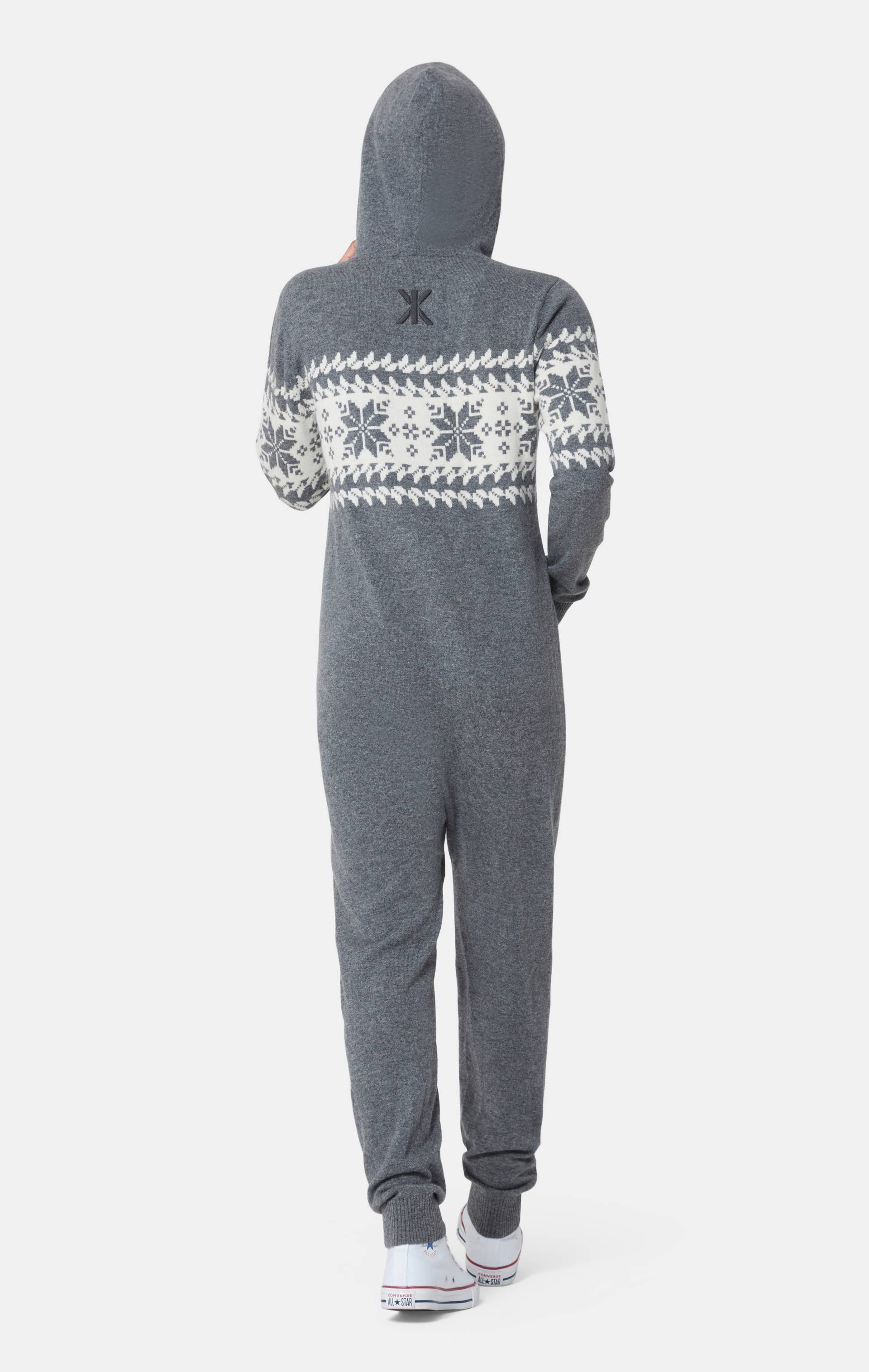 Onepiece The Cashmere Jumpsuit Dark Grey Melange - 12