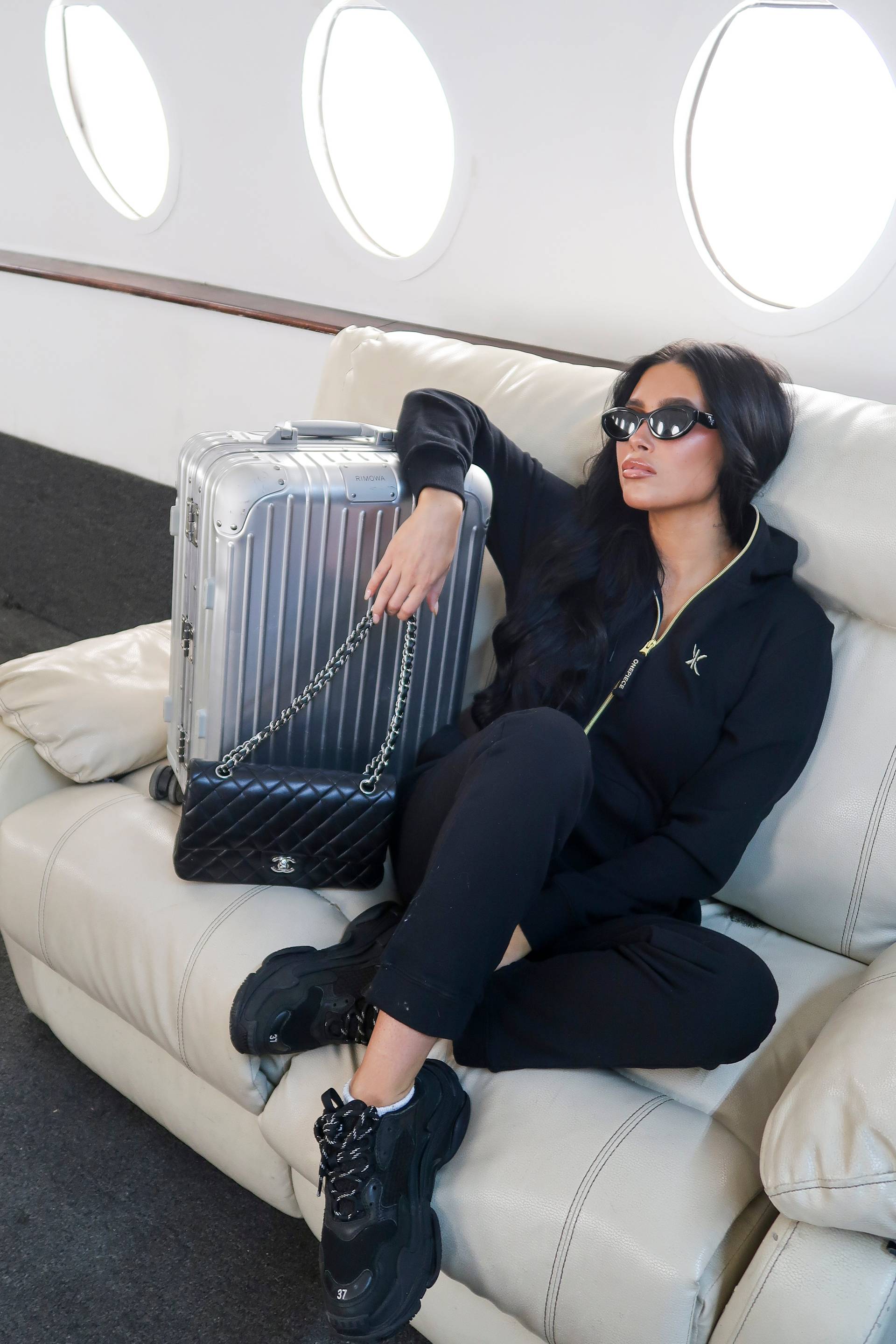 Onepiece Do I Look Like I Fly Economy Travel Jumpsuit Black - 5
