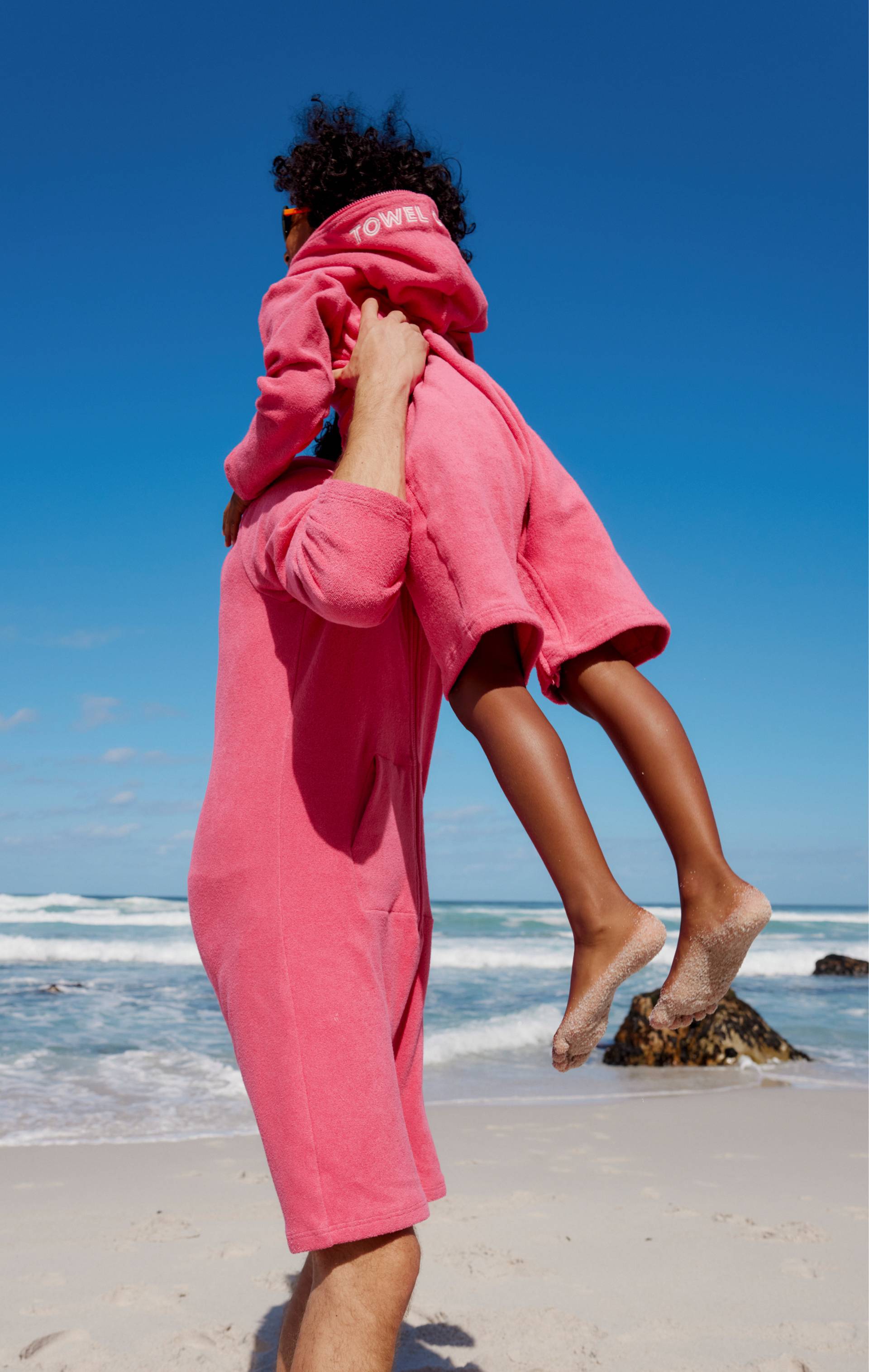 Towel Club Towel Club Short Jumpsuit Dark Pink - 7