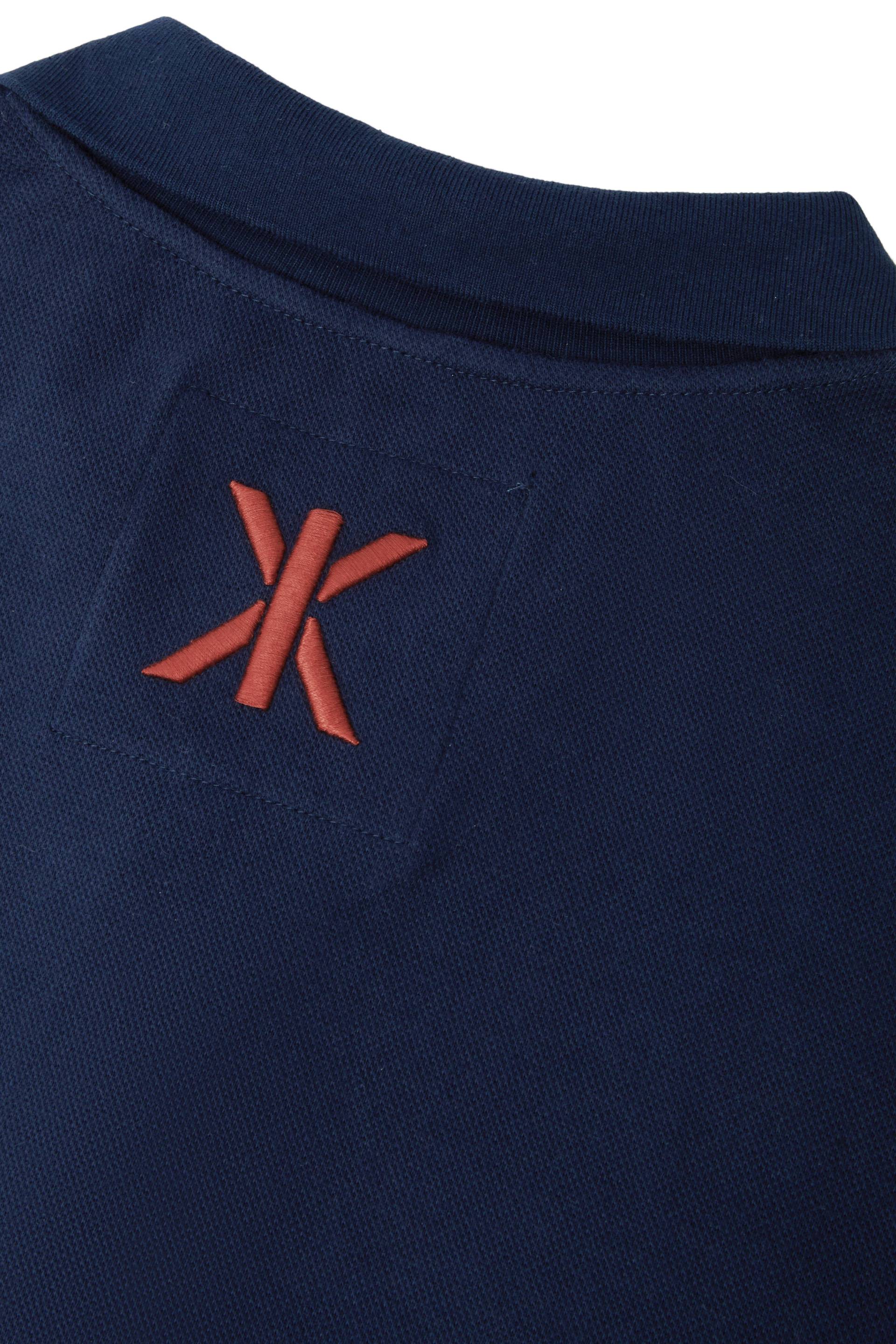Onepiece Polo Short Jumpsuit Navy - 4