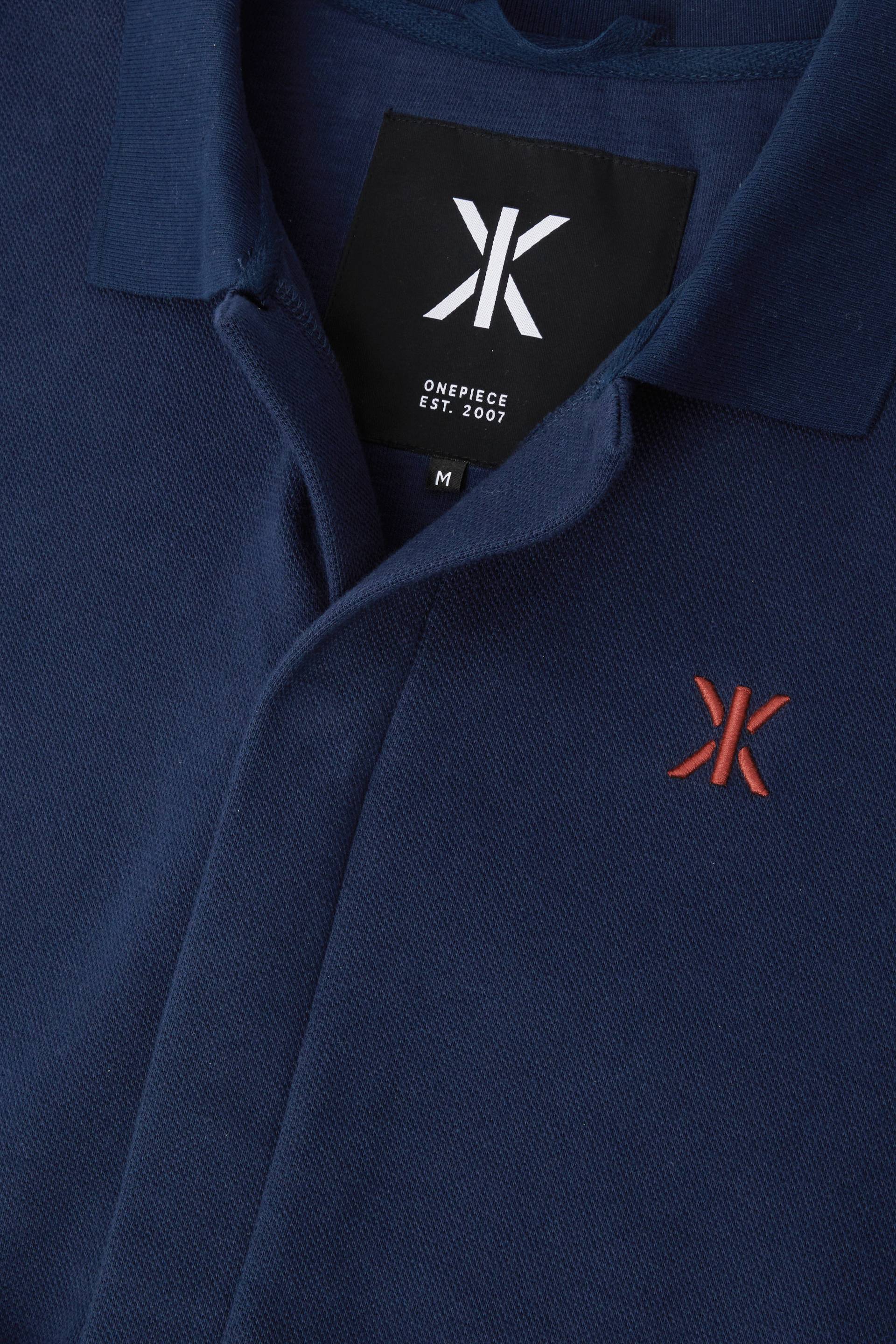 Onepiece Polo Short Jumpsuit Navy - 3