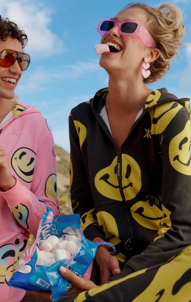 Onepiece Keep Smiling Jumpsuit Dark Grey - 5
