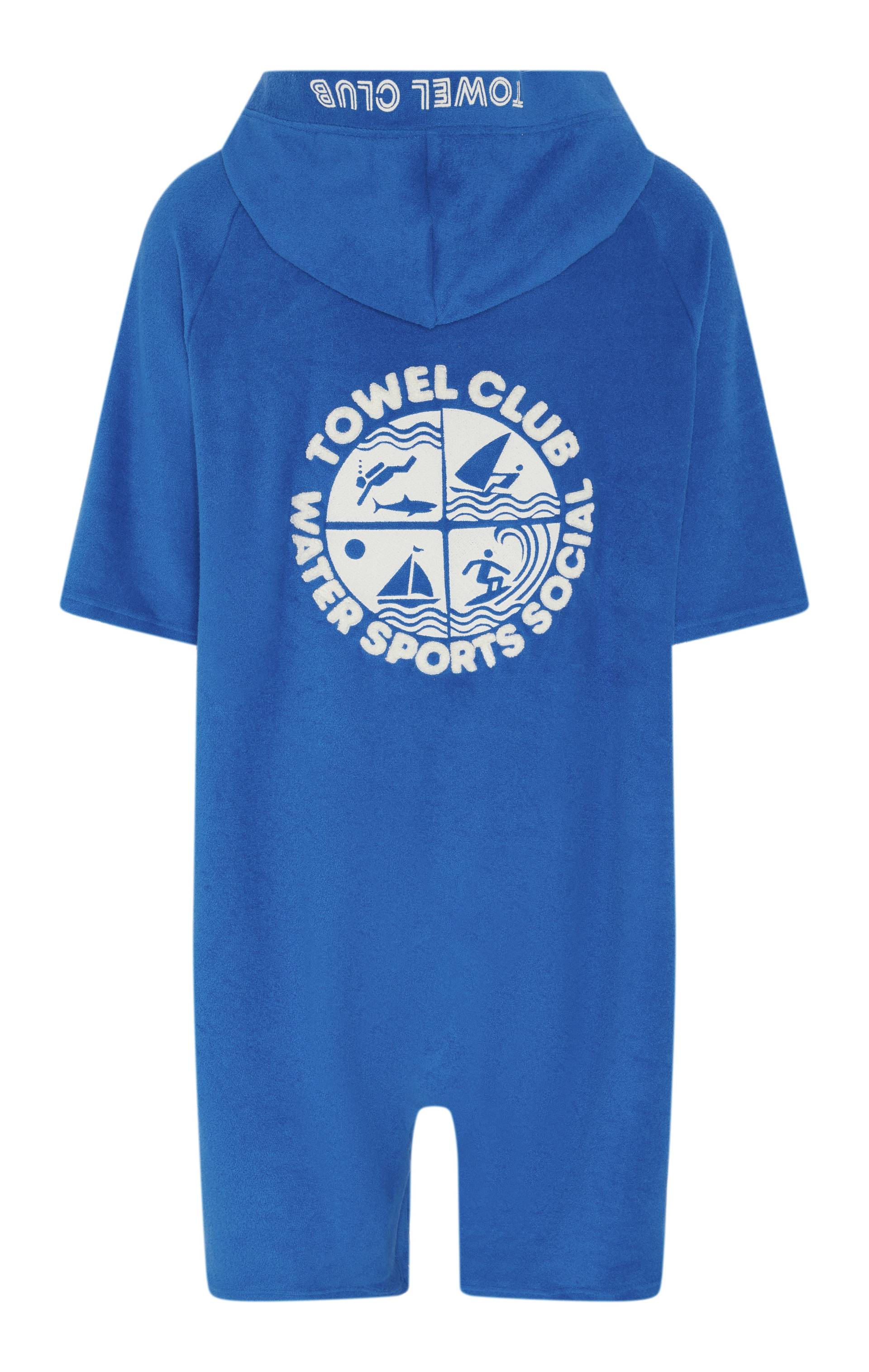 Towel Club Towel Club Poncho Short Jumpsuit Cobolt - 2