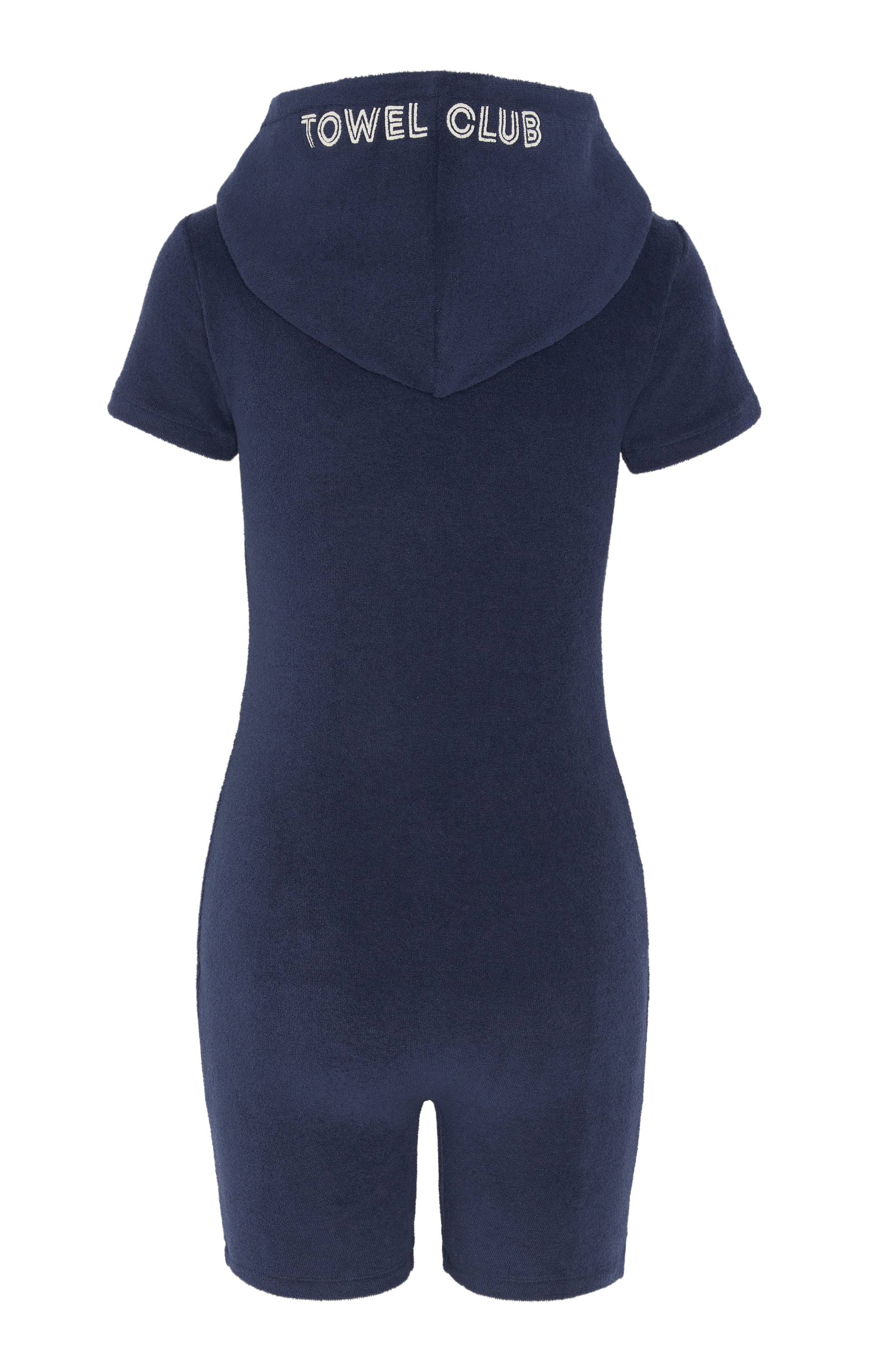 Towel Club Towel Club Short Fitted Jumpsuit Navy - 2