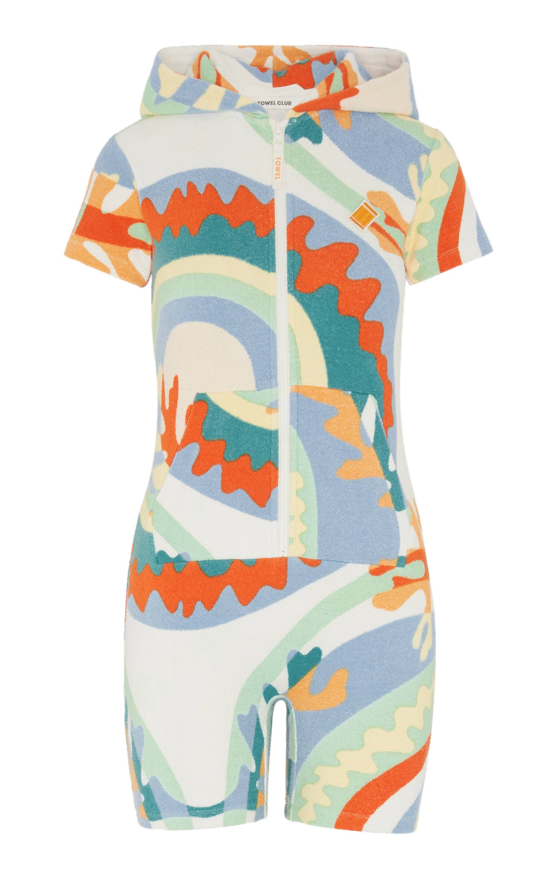 Towel Club Towel Club Short Fitted Jumpsuit Print - 1