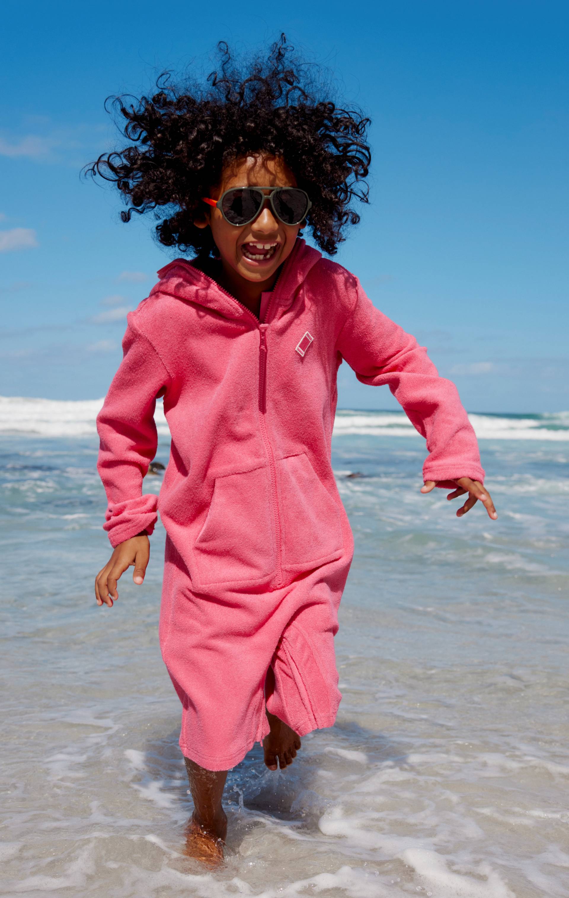 Towel Club Towel Club Short KIDS Jumpsuit Dark Pink - 5