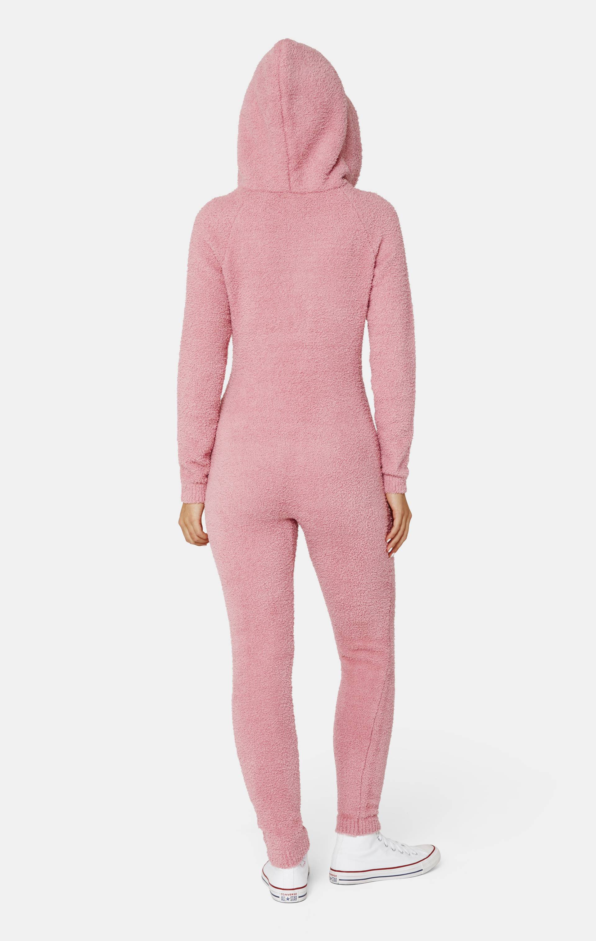 Onepiece Chenille Jumpsuit Pink - 3