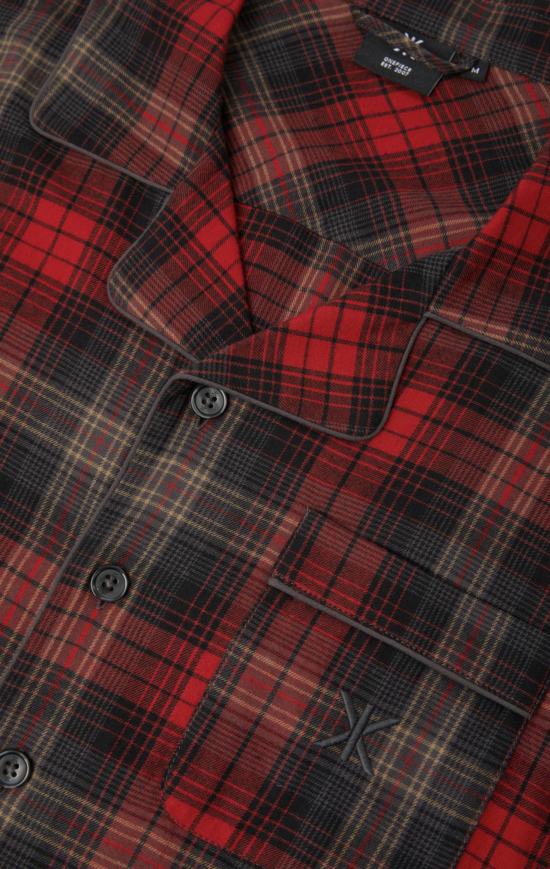 Onepiece The Checked Pyjamas Jumpsuit Red - 6