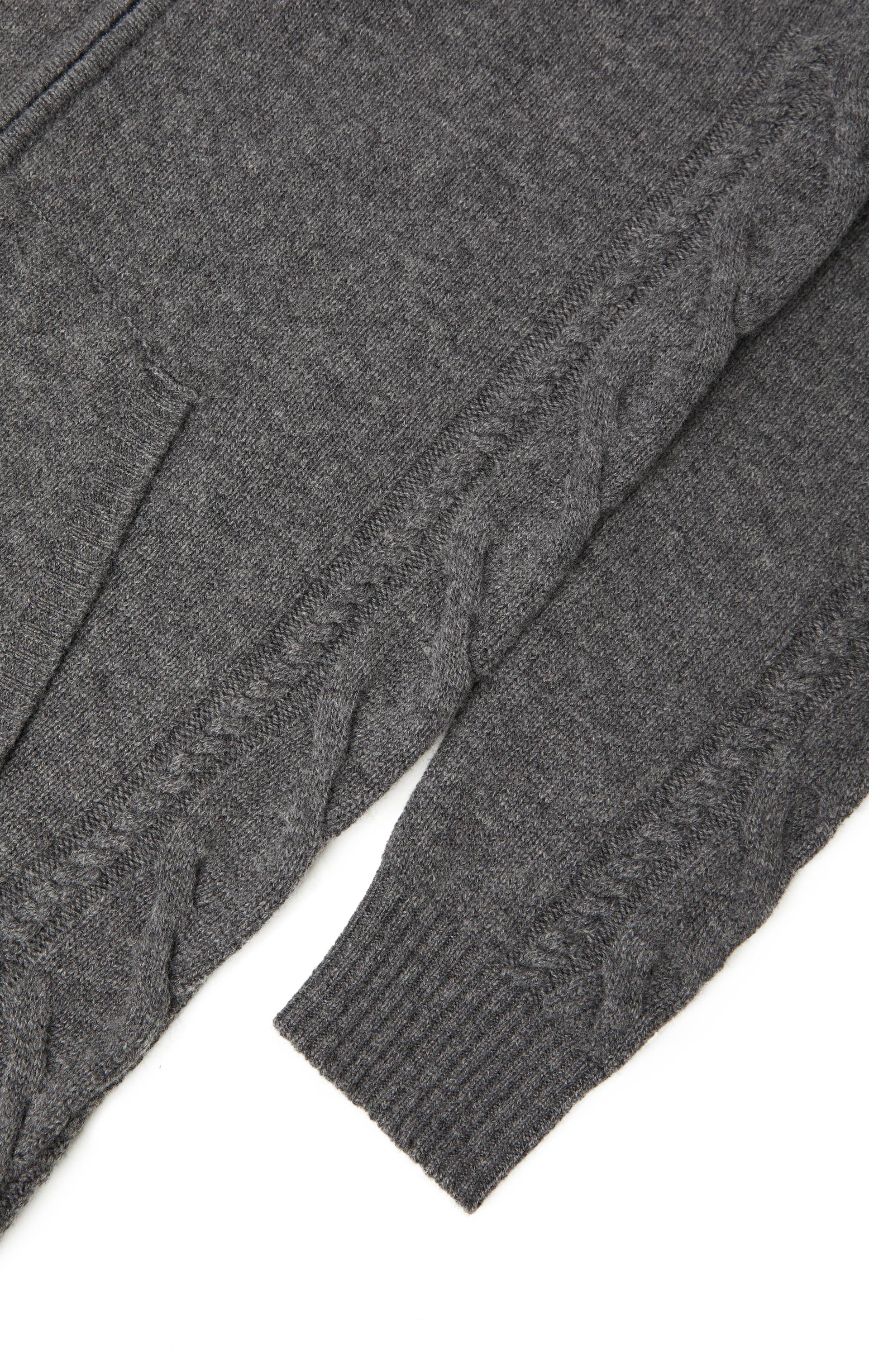 Onepiece The Cashmere Cable Jumpsuit Grey Melange - 3
