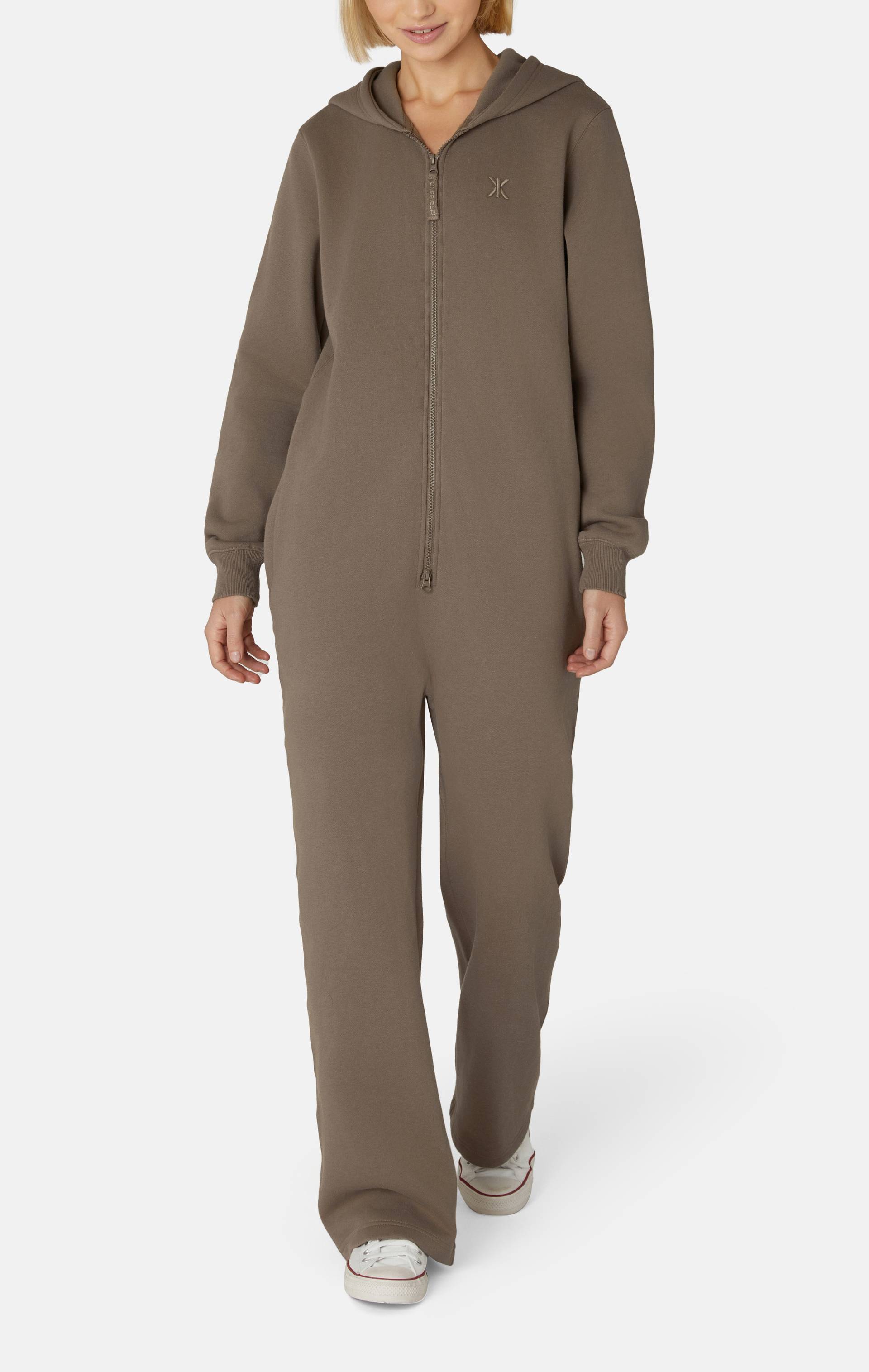 Onepiece The Straight Leg Jogger Jumpsuit Brown - 4