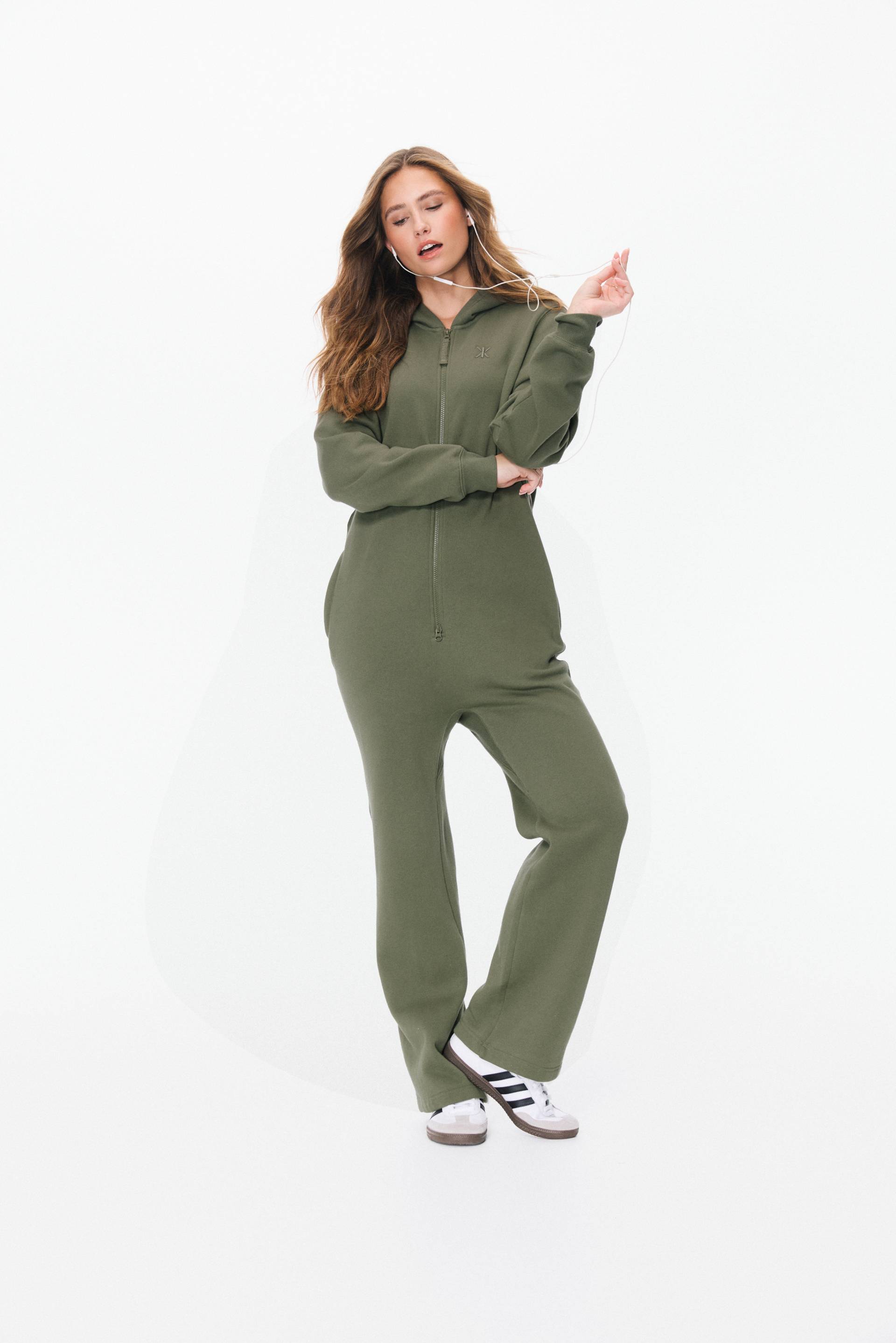 Onepiece The Straight Leg Jogger Jumpsuit Light Olive - 10