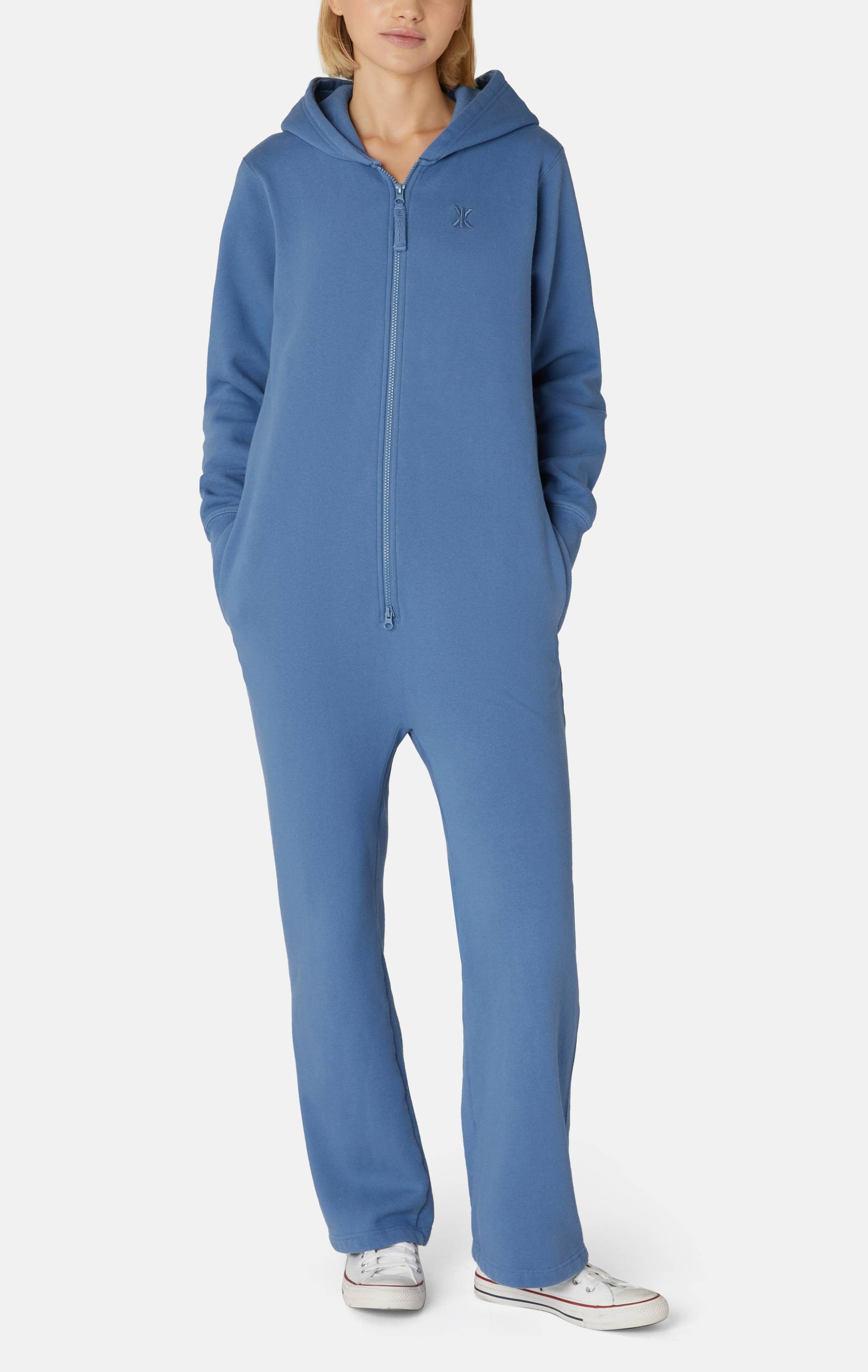 Onepiece The Straight Leg Jogger Jumpsuit Mid Blue - 4