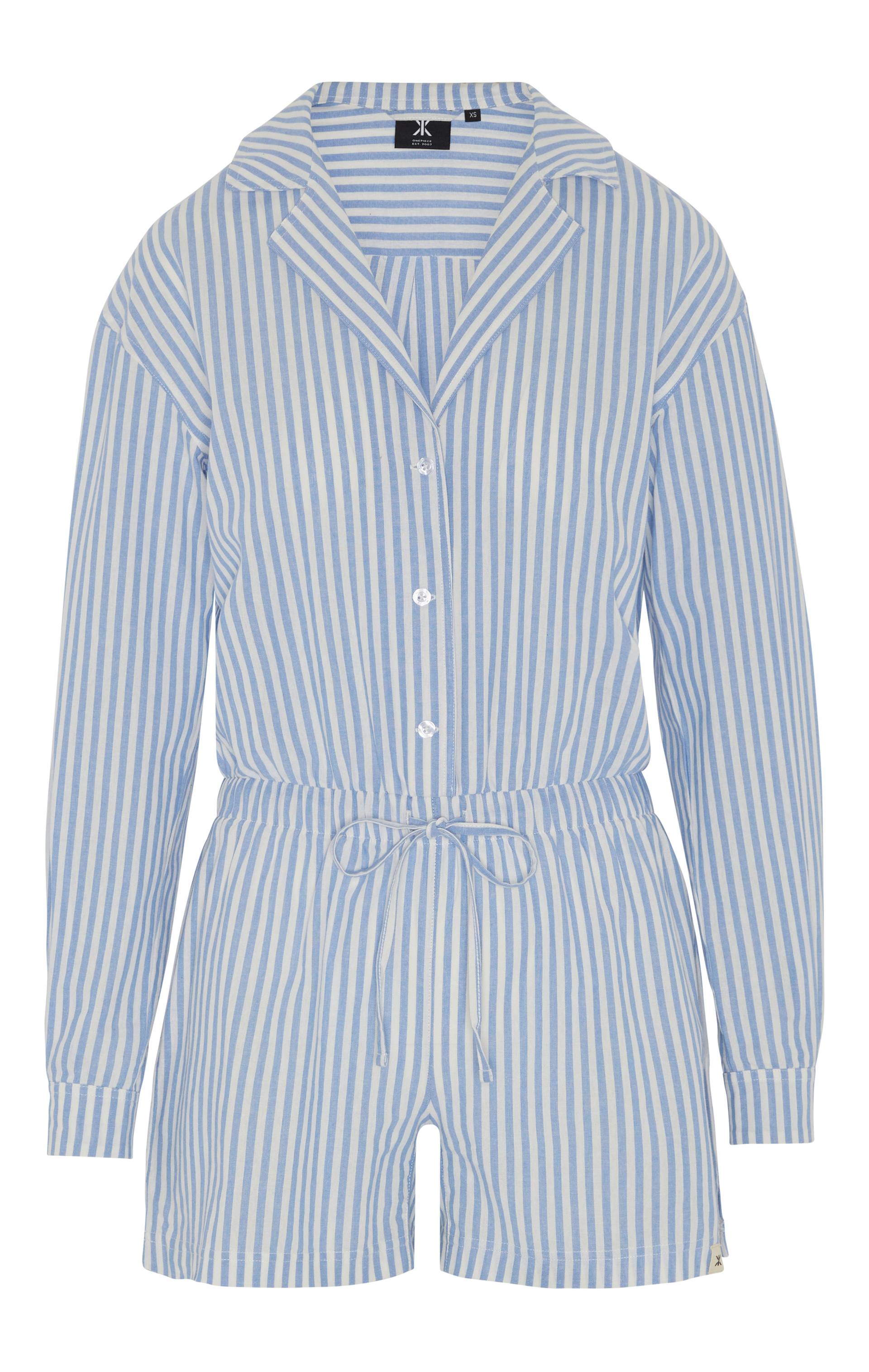 Onepiece PJ Female Short Jumpsuit Blue - 1