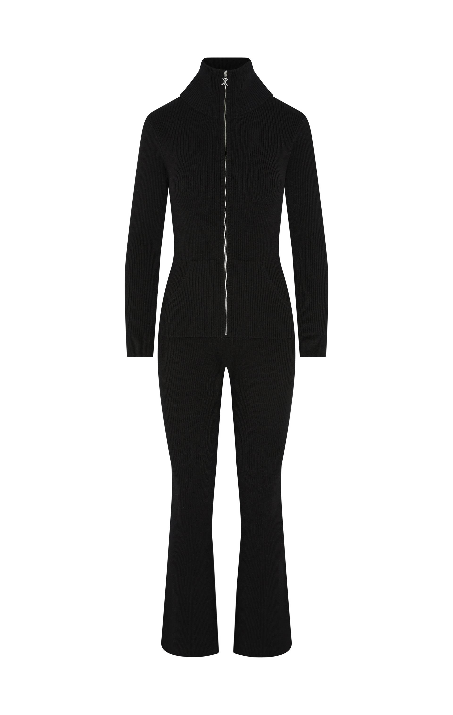 Onepiece The Rib Highneck Jumpsuit Black - 1