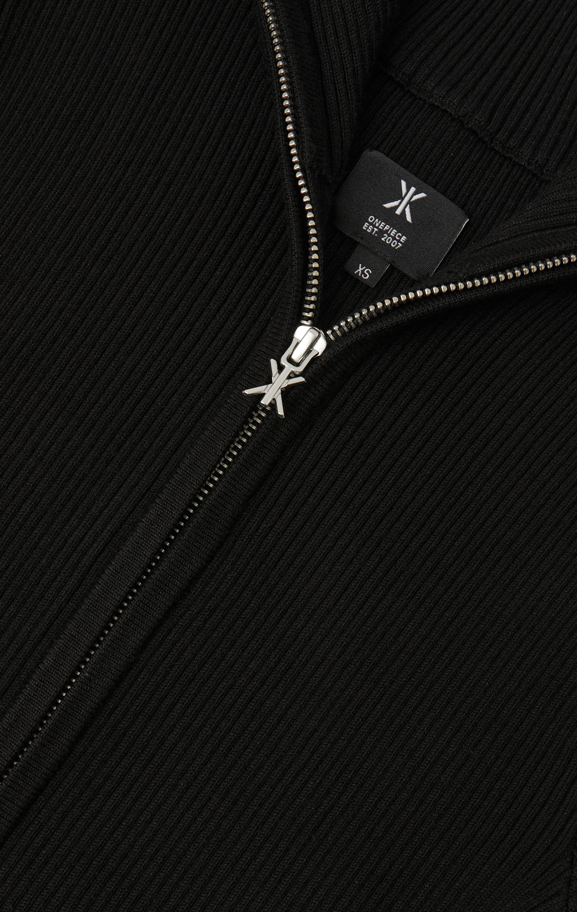 Onepiece The Rib Highneck Jumpsuit Black - 4