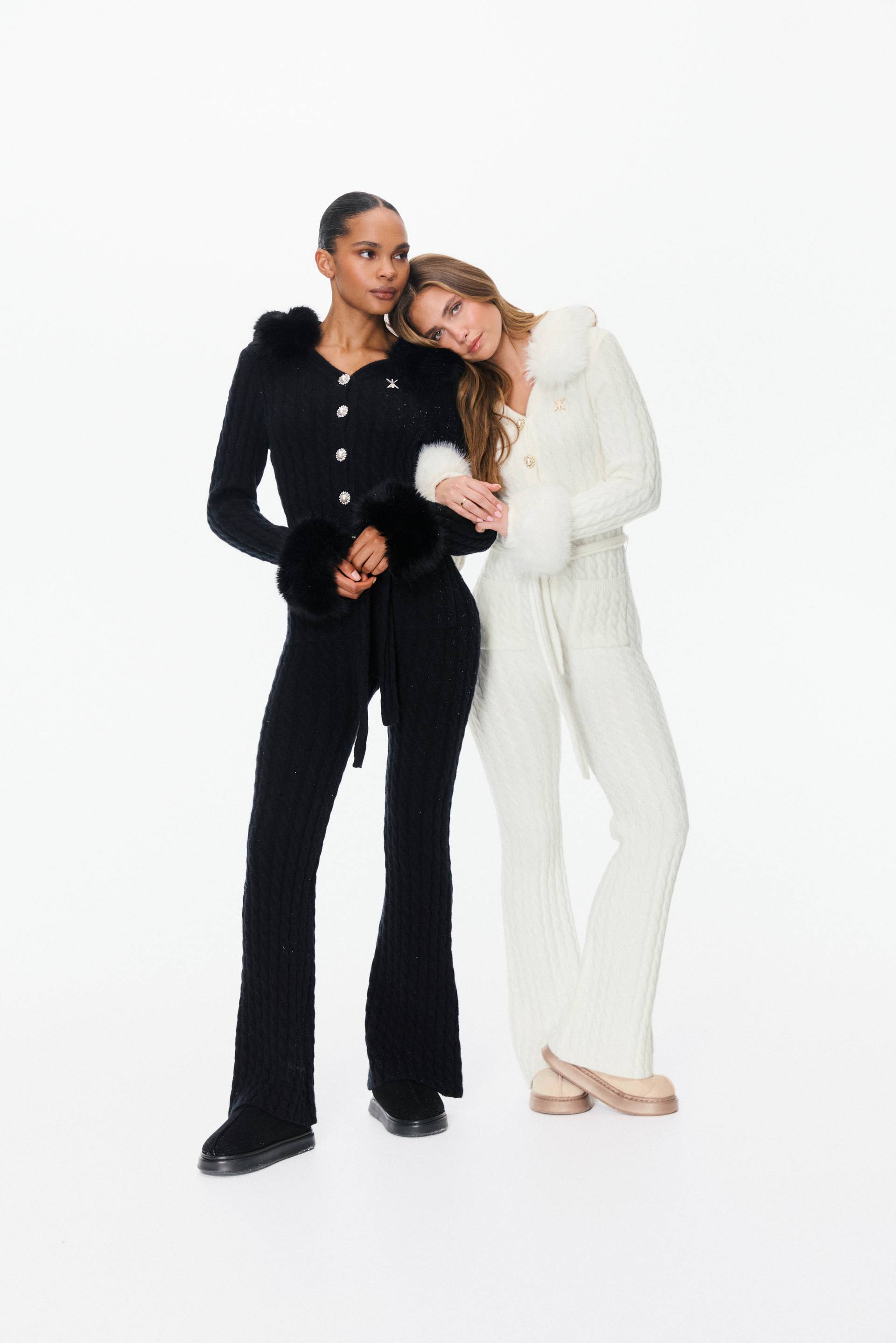 Onepiece Chalet fitted Jumpsuit White - 10